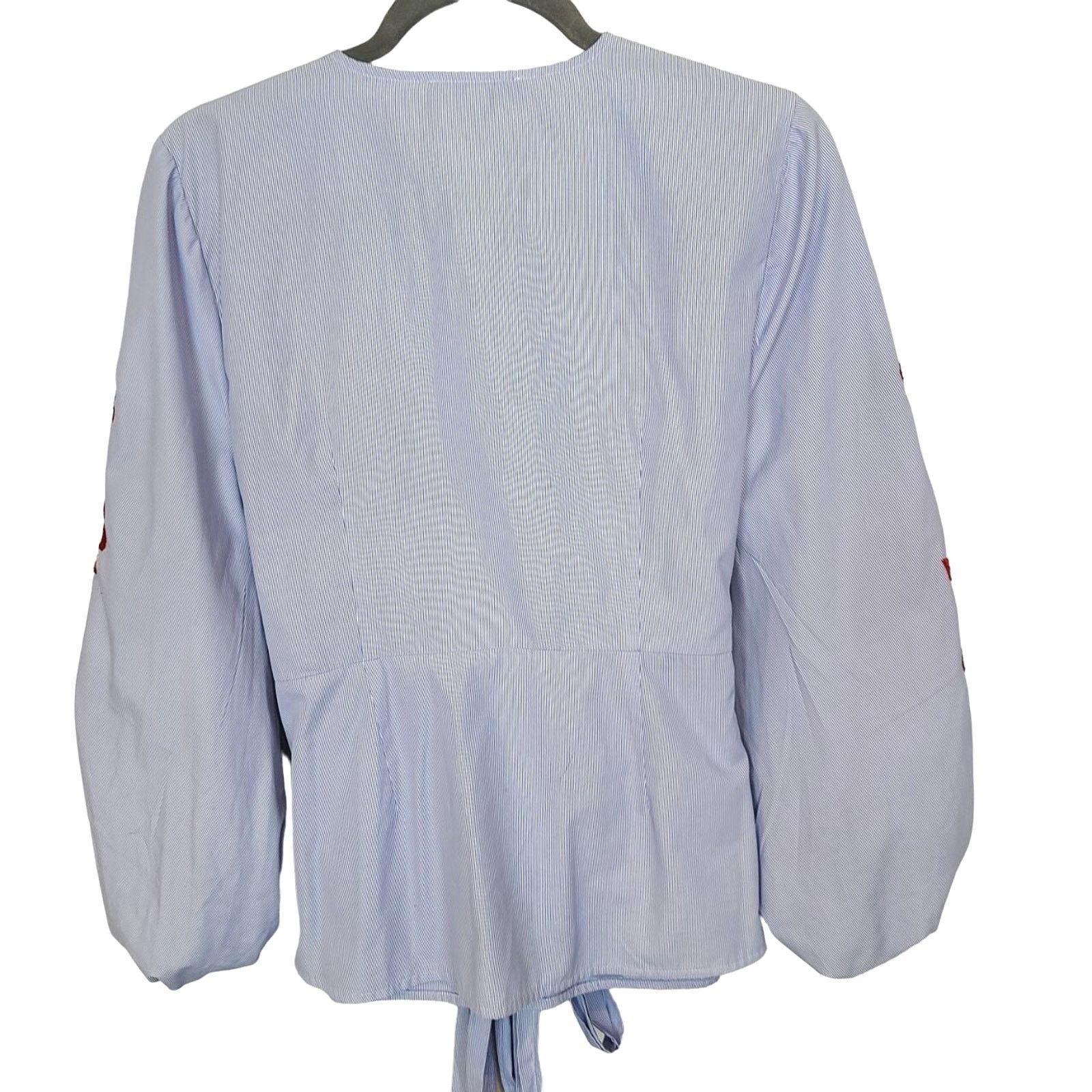 Incarnation INC International Concepts Womens Peasant Top Floral Embroid Size M / US 6-8 / IT 42-44 - 9 Thumbnail