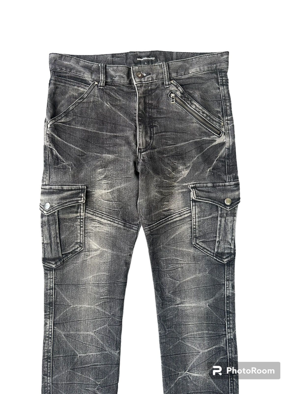 Hysteric Glamour × Japanese Brand × semanticdesign Semantic Design Stretchable 6 Pocket Denim Size US 31 - 5 Thumbnail