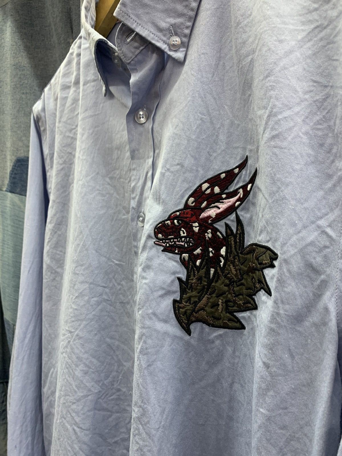Burberry × Designer × Vintage Burberry london england shirts embroidered Size US M / EU 48-50 / 2 - 4 Thumbnail