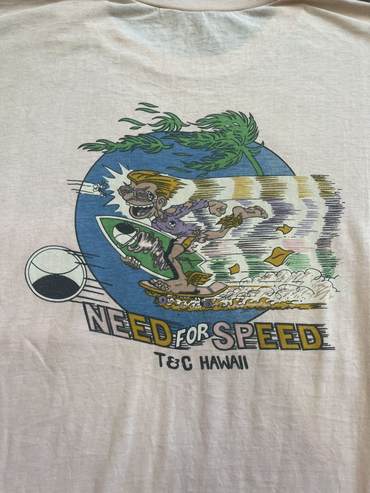 Vintage Rare Find Vintage Europe T&C Surf Designs Cartoon T Shirt XL Size US XL / EU 56 / 4 - 3 Thumbnail