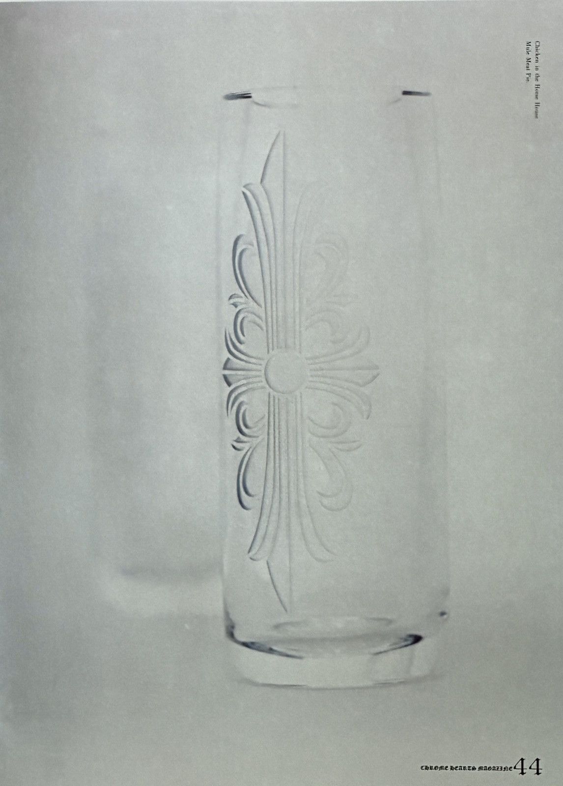 Chrome Hearts Chrome Hearts glass cup Framed poster 9x11 Size ONE SIZE - 2 Thumbnail