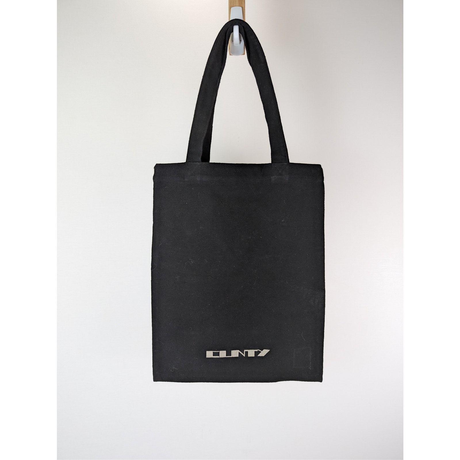 Rick Owens Drkshdw o1rshd1 Size: OS / cotton canvas shopper tote bag in Black Size ONE SIZE - 2 Thumbnail