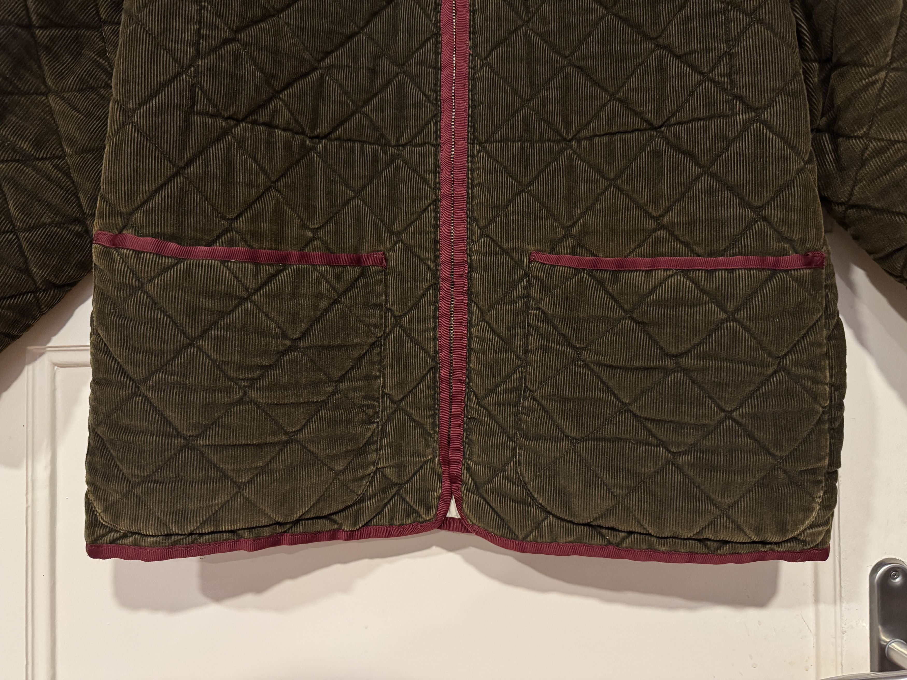 Sisley Sisley quilted jacket army olive khaki italy L Size US L / EU 52-54 / 3 - 3 Thumbnail
