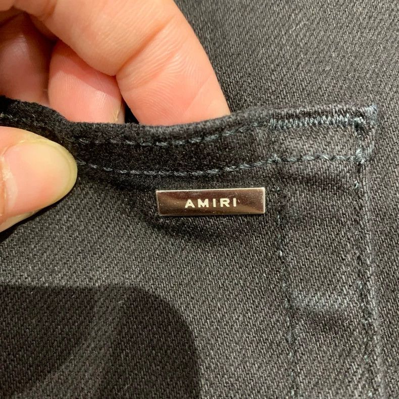 Amiri Amiri Black Flared Pants Zipper Pants Size US 36 / EU 52 - 6 Thumbnail