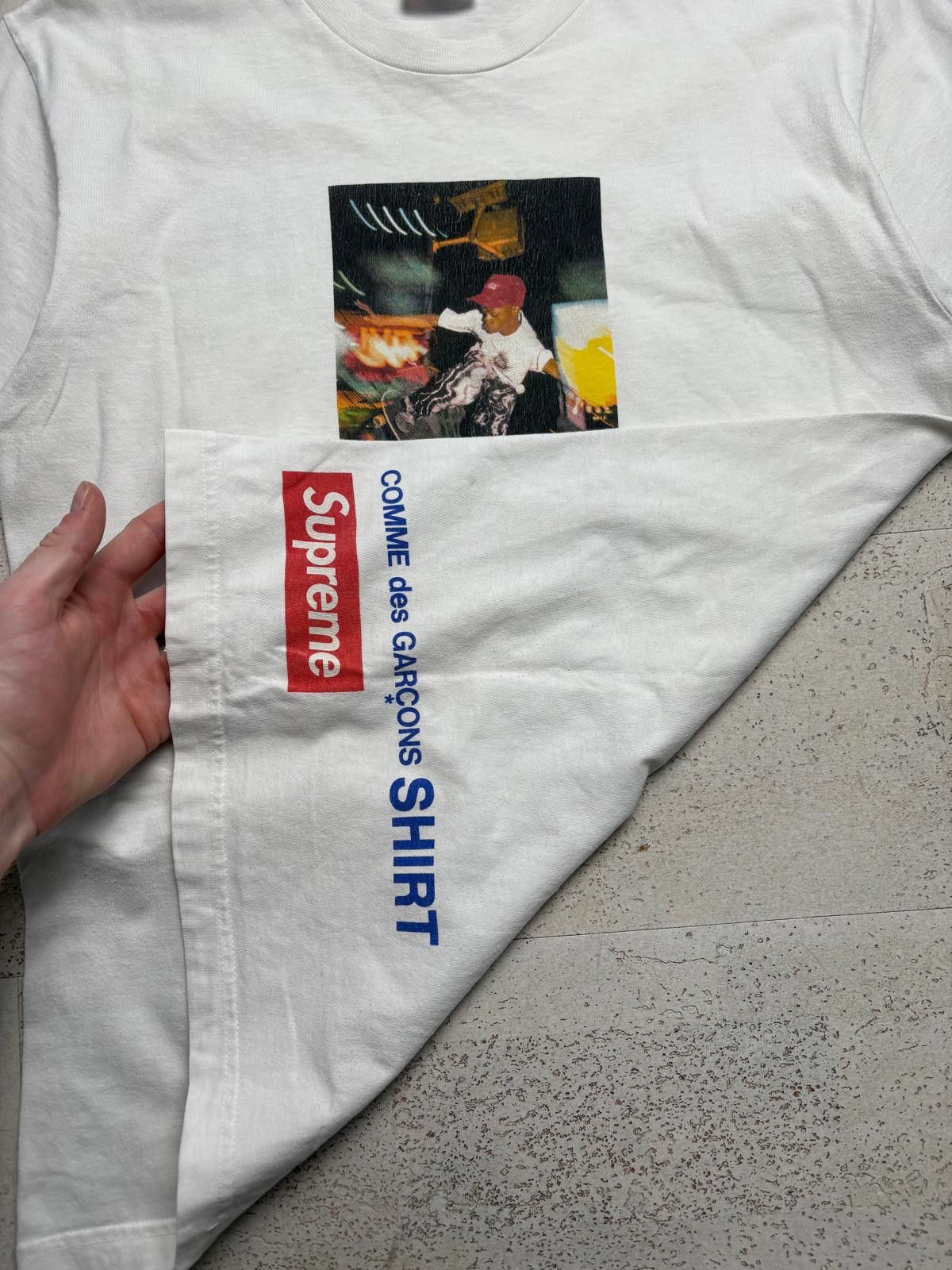 Supreme Supreme x Comme Des Garçons T-Shirt (L) Size US L / EU 52-54 / 3 - 4 Thumbnail