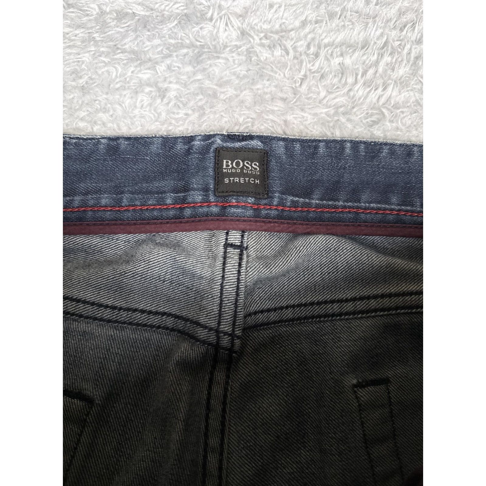 Hugo Boss Hugo Boss Kansas Jeans Mens 38x32 Blue Stretch Denim Straight Leg Pants Logo 90s Special Size US 38 / EU 54 - 6 Thumbnail