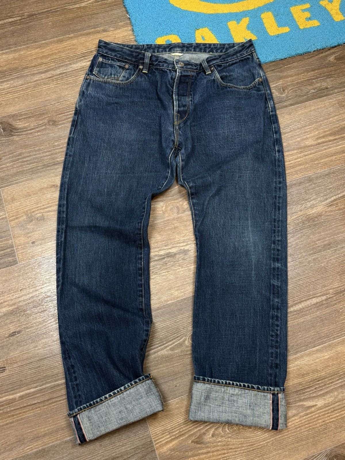 Garbstore Mens Garbstore Indigo Farm Japanese Blue Denim Selvedge Pant Size US 36 / EU 52 - 1 Thumbnail