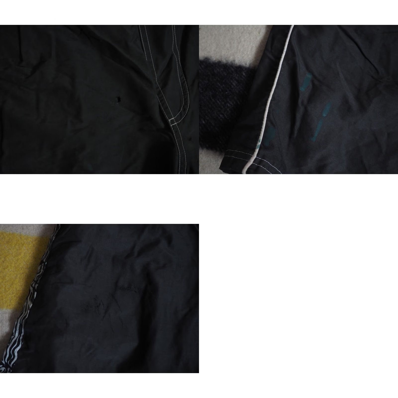 Fox Racing VINTAGE Fox Board Shorts Mens 36 Black 90s Y2k 2000s Faded Distressed Pockets 19" length 36W Size US 36 / EU 52 - 8 Thumbnail