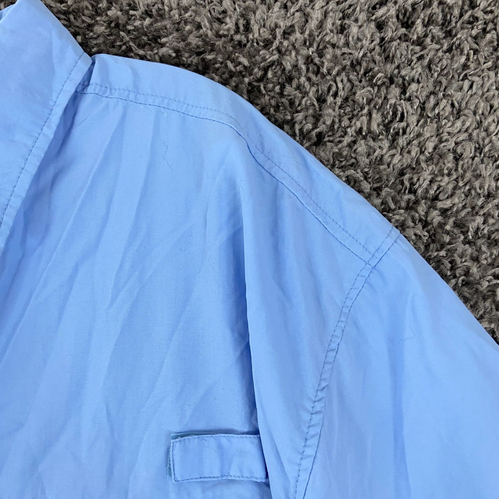 Vintage TRI-MOUNTAIN Performance Outdoor Short Sleeve Shirt Adult Large Blue Activewear Mens Size US 33 - 5 Thumbnail