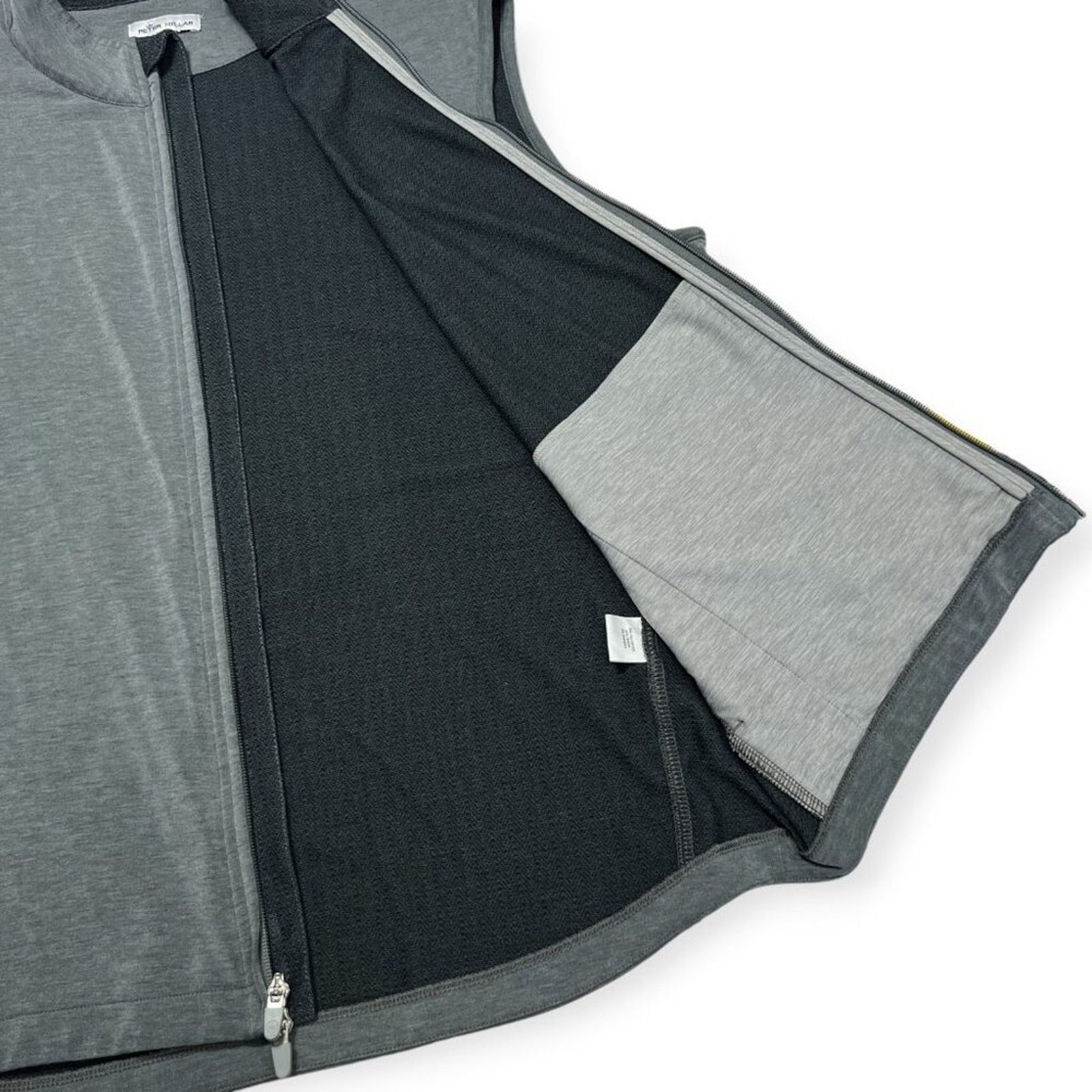 Peter Millar Peter Millar Golf Vest Gray XL Full Zip Fleece Size US XL / EU 56 / 4 - 5 Thumbnail