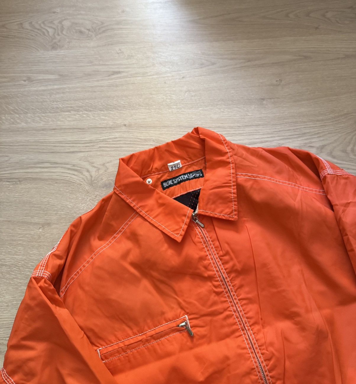 Vintage Vintage 90’s Blue System Athletic Co Work Baggy Nylon Jacket Size US XL / EU 56 / 4 - 3 Thumbnail
