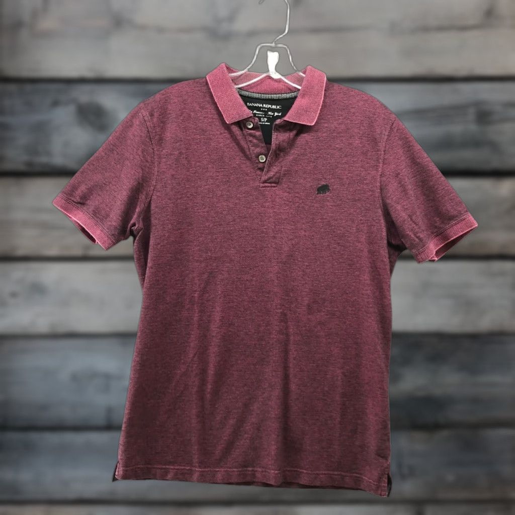 Banana Republic Banana Republic Polo Shirt Mens S Pink Short Sleeve Textured Cotton Polo Shirt Mens S Pink Short Sleeve Textured Cotton Size US S / EU 44-46 / 1 - 1 Thumbnail