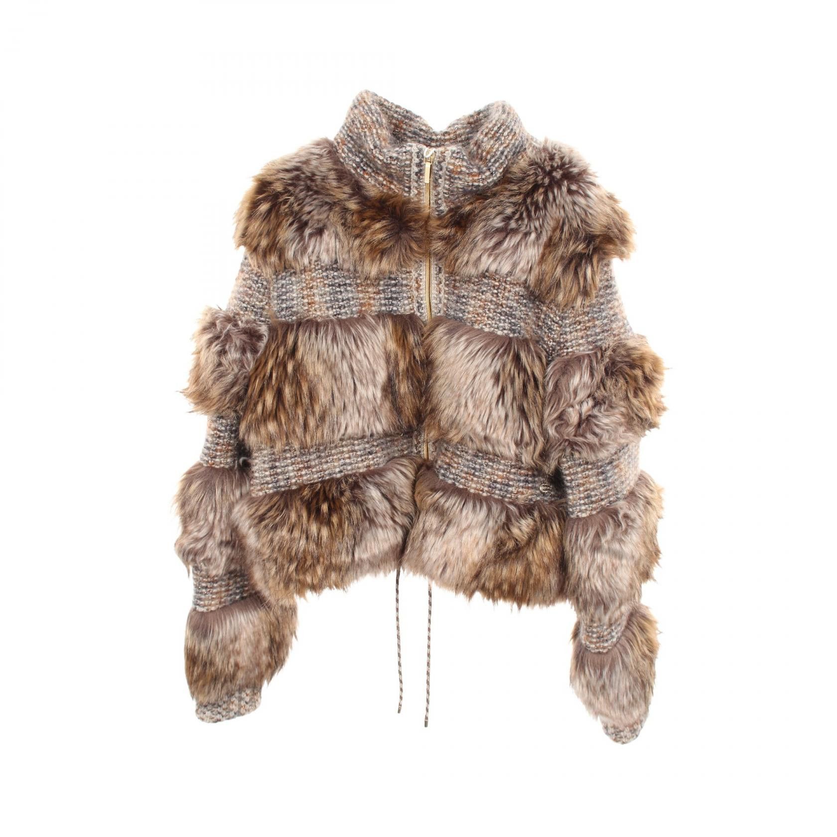 Chanel Chanel Chanel Coco Mark Button Cashmere Mohair Outerwear Textile Outerwear P60098K07871 DUTY FREE for USA Size ONE SIZE - 1 Thumbnail