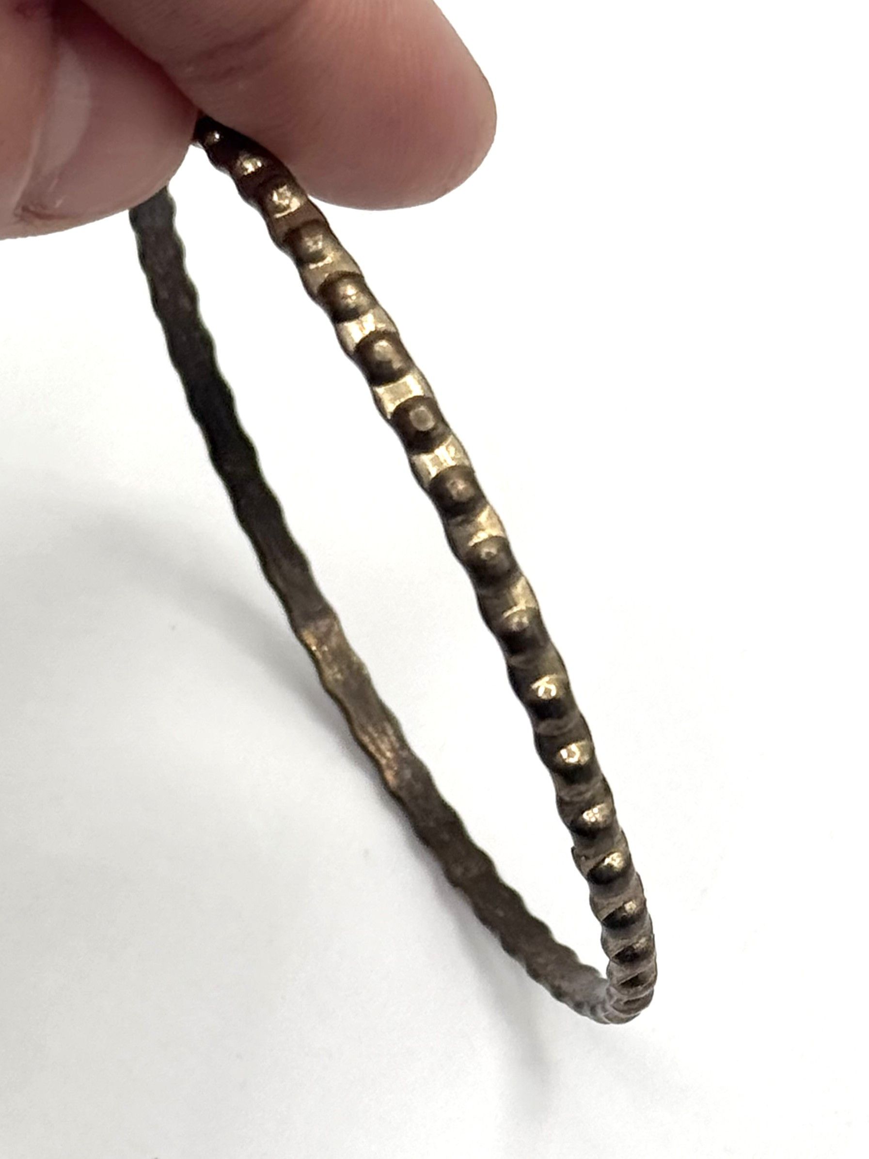 Vintage Vintage Brass Twisted Bangle Bracelet Size ONE SIZE - 3 Thumbnail