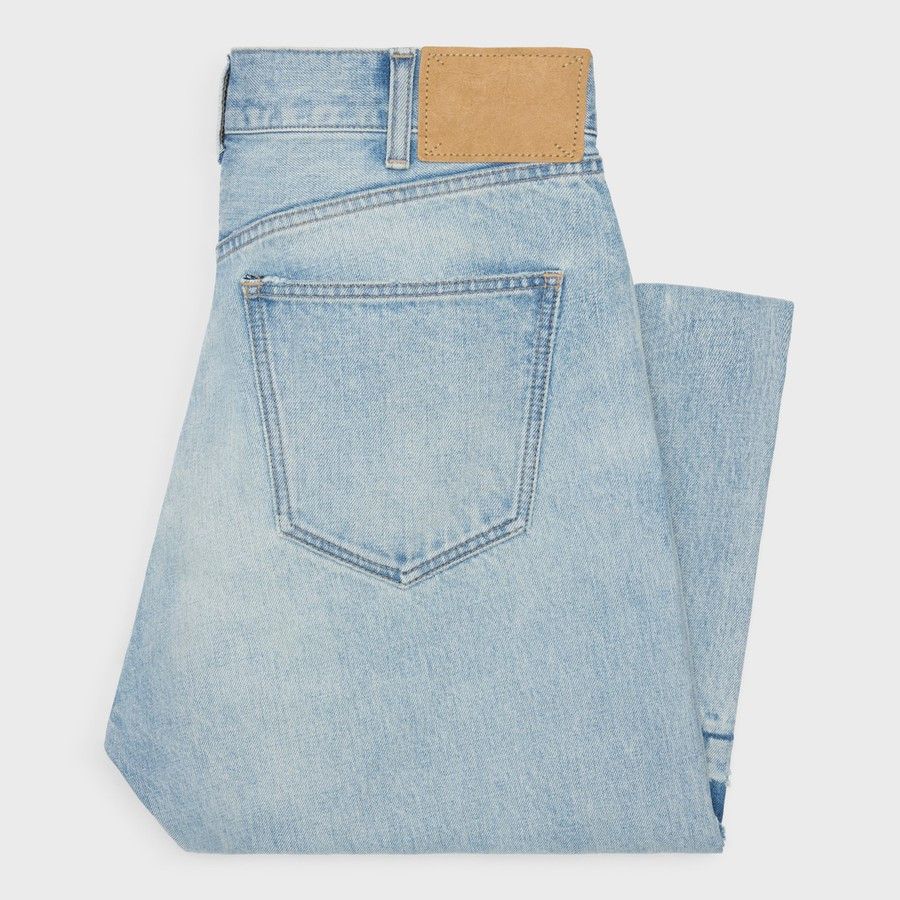 Celine o1d2blof0226 Denim Jeans in Light Blue Size US 32 / EU 48 - 2 Thumbnail