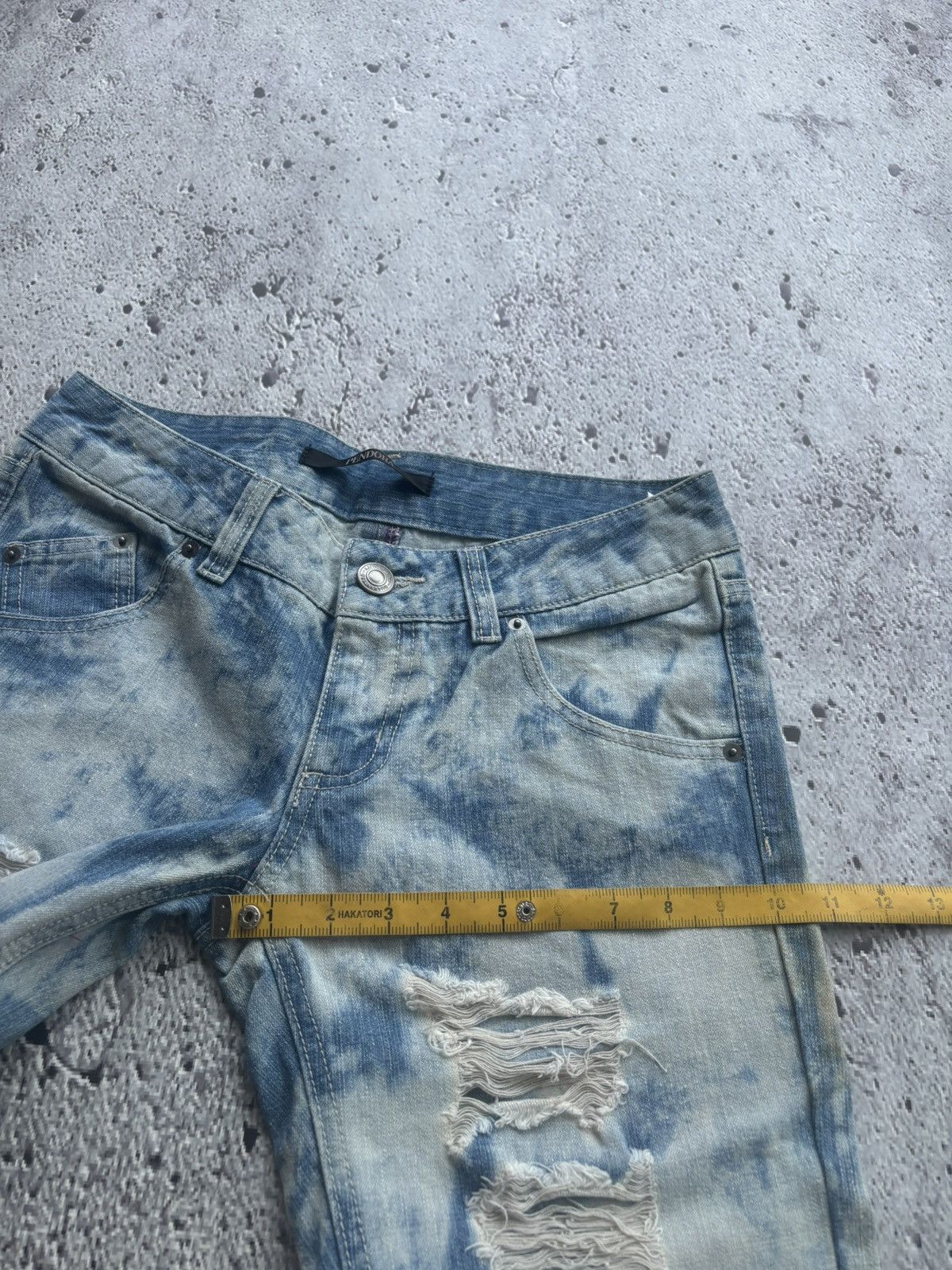 Hysteric Glamour Distressed denim pendora ifsixwasnine punk style Size US 31 - 10 Thumbnail
