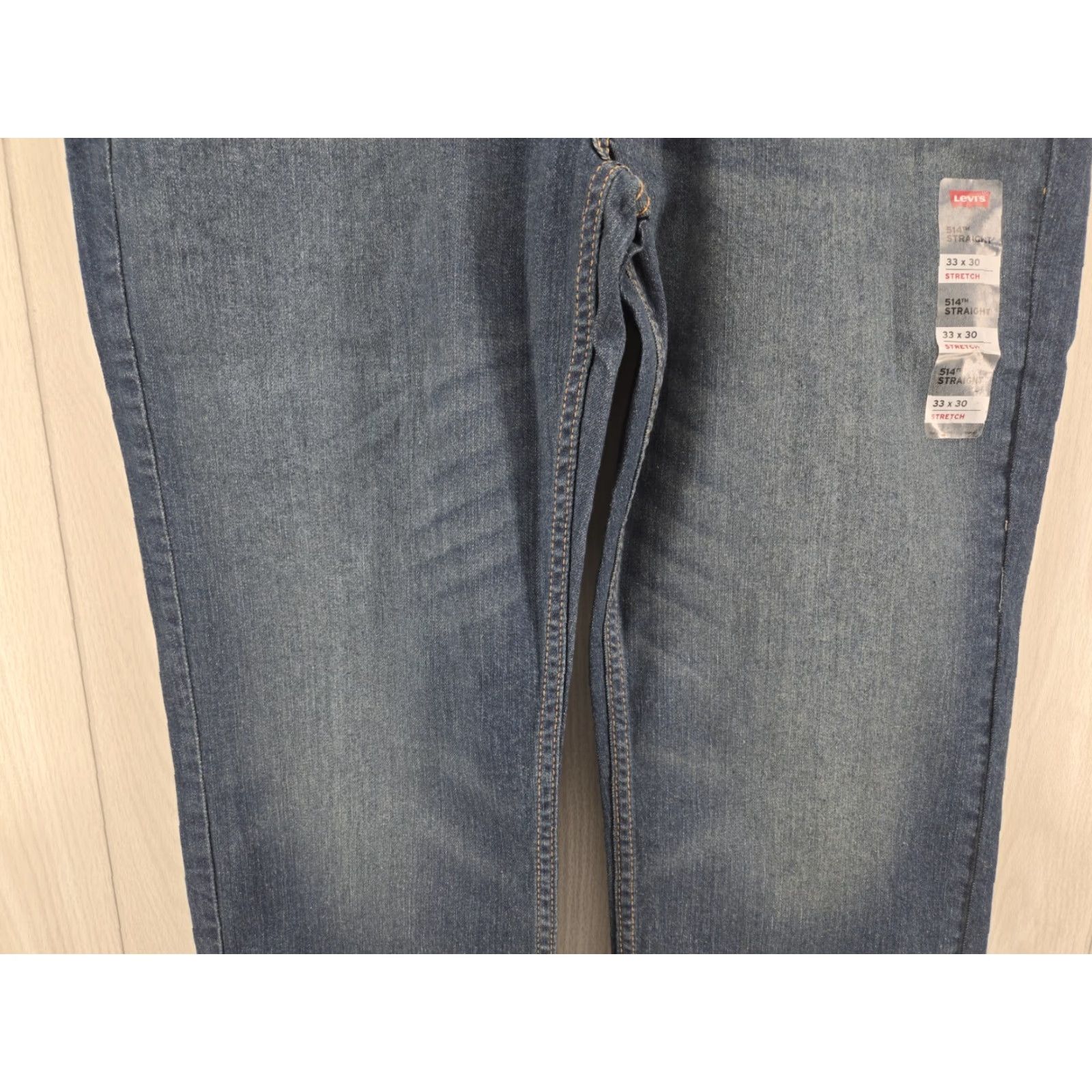 Levi's VINTAGE Levis 514 Jeans Men’s 33x30 Relaxed Straight Denim Dark Wash 98% Cotton Size US 33 - 4 Thumbnail