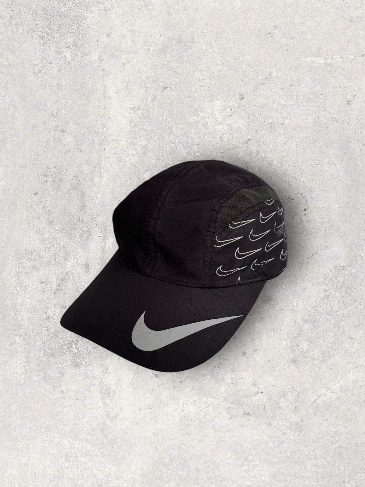 Nike Vintage Y2k Nike Drill Monogram Baseball Cap Size ONE SIZE - 1 Thumbnail