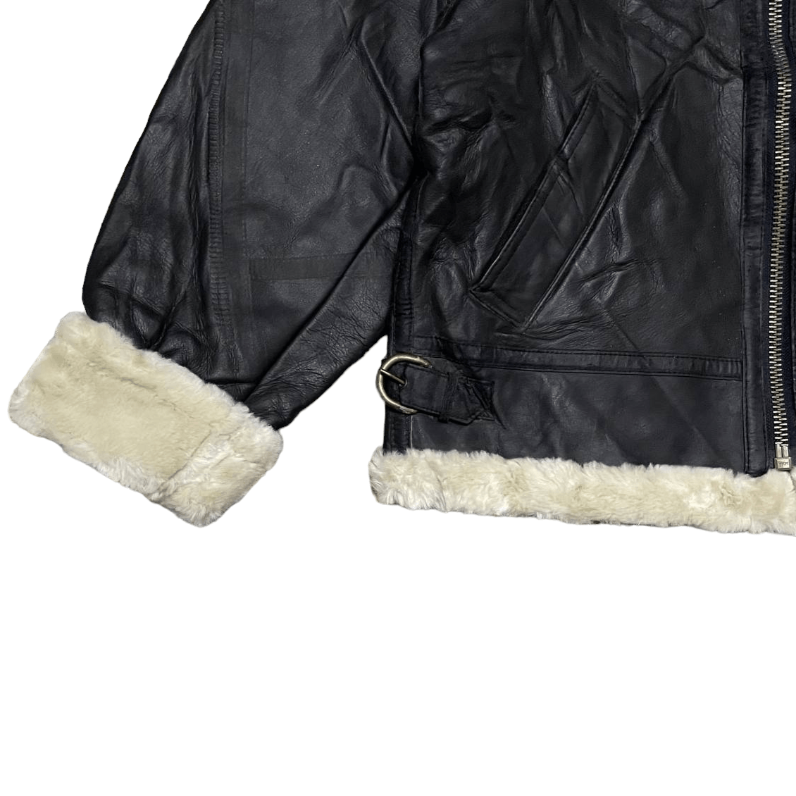 Japanese Brand Vintage 00's Suntory Boss Coffee Cowhide Leather Jacket Size US M / EU 48-50 / 2 - 6 Thumbnail