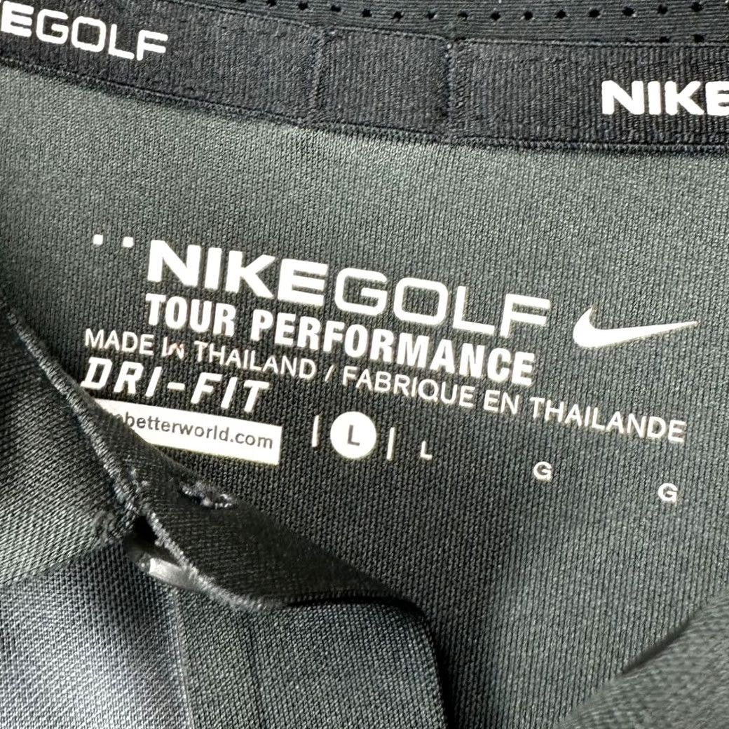 Nike Nike Golf Shirt Adult Large Dri-Fit Grey Blue Tour Performance Polo Rugby Mens Size US L / EU 52-54 / 3 - 4 Thumbnail