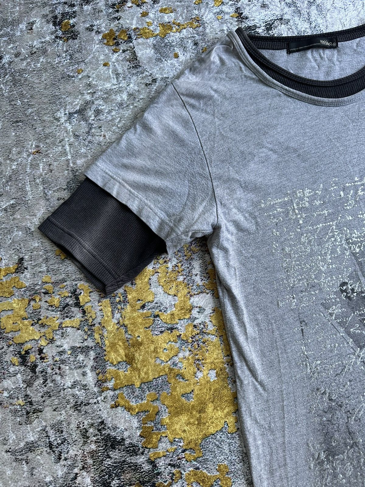 Beauty Beast VERY NICE JAPANESE CRAZY FADED POEM DOUBLE LAYER TSHIRT Size US S / EU 44-46 / 1 - 4 Thumbnail