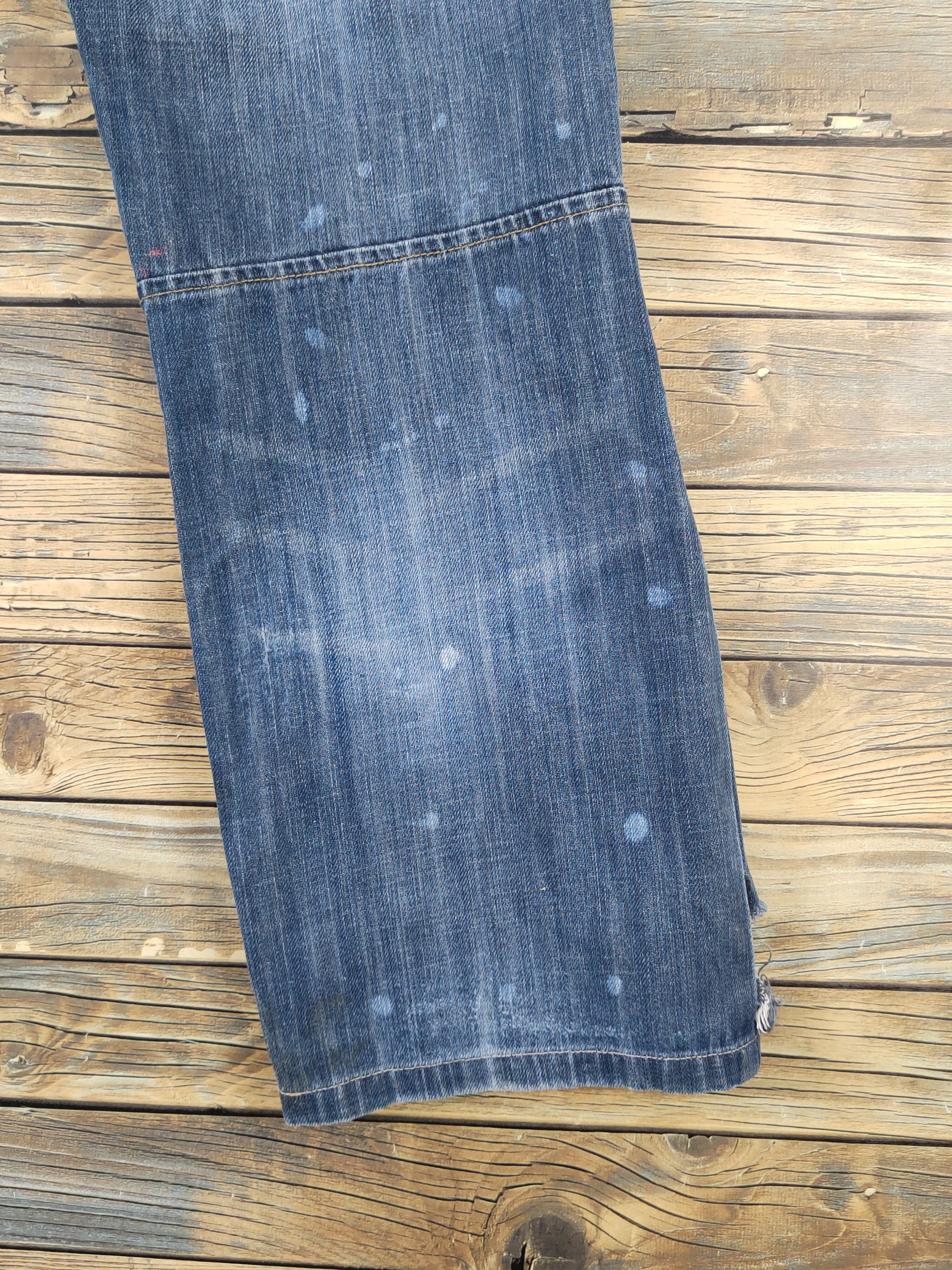 Avirex Avirex Blue multipocket Distressed Ripped denim Jeans #W1694 Size US 30 / EU 46 - 13 Thumbnail
