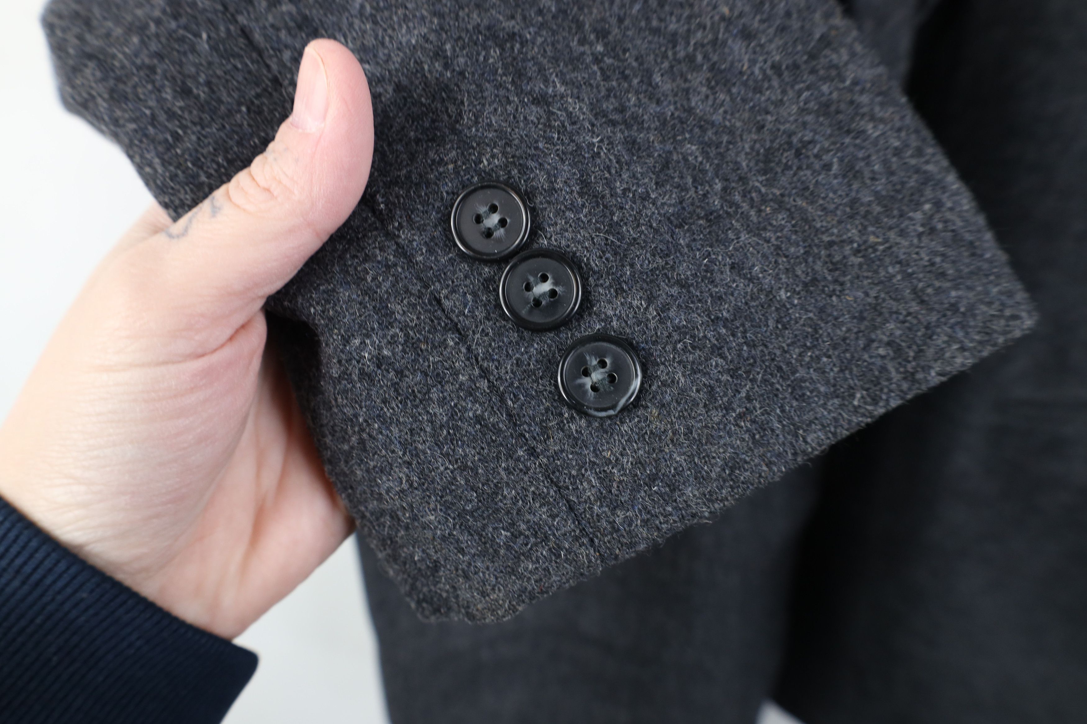 Vintage Vintage 90s Streetwear Button Suit Coat Blazer Jacket Gray Size XXL / US 16-18 / IT 52-54 - 9 Thumbnail