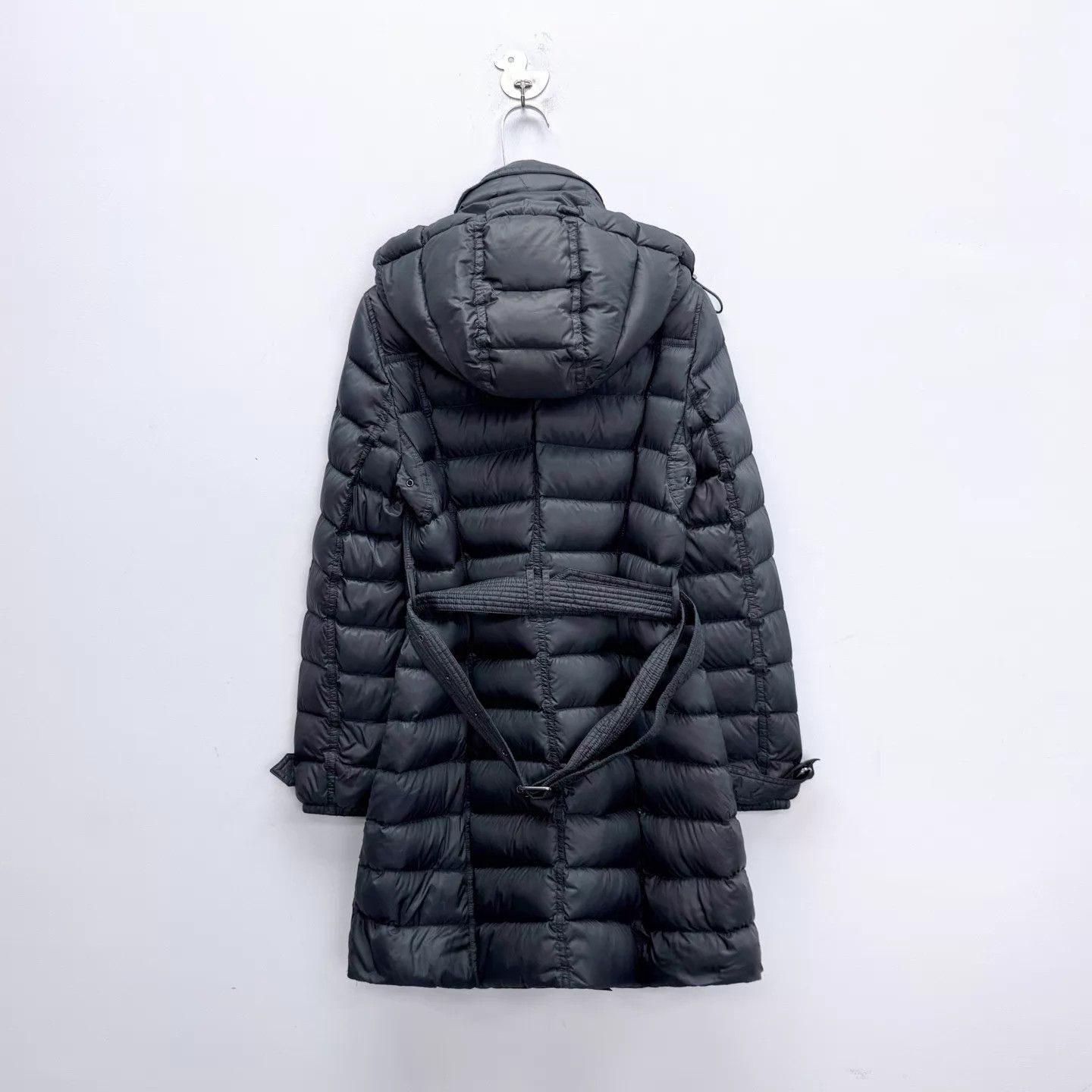 Burberry Burberry Black Stripe Double Breasted Hooded Down Jacket S Size S / US 4 / IT 40 - 2 Thumbnail