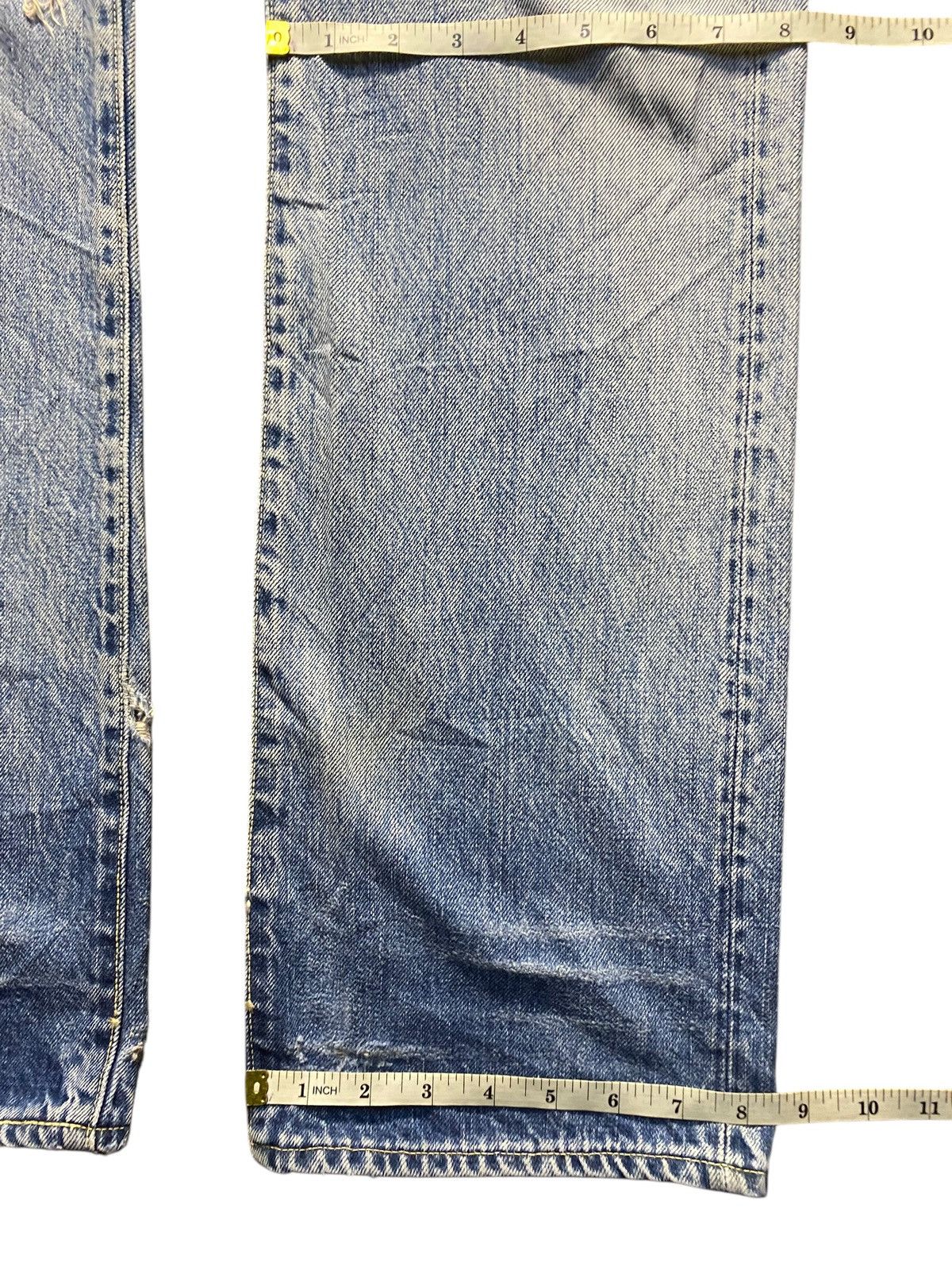 Visvim Vintage Blue Blue Japan HR Market Selvedge Distressed Jeans Size US 30 / EU 46 - 20 Thumbnail