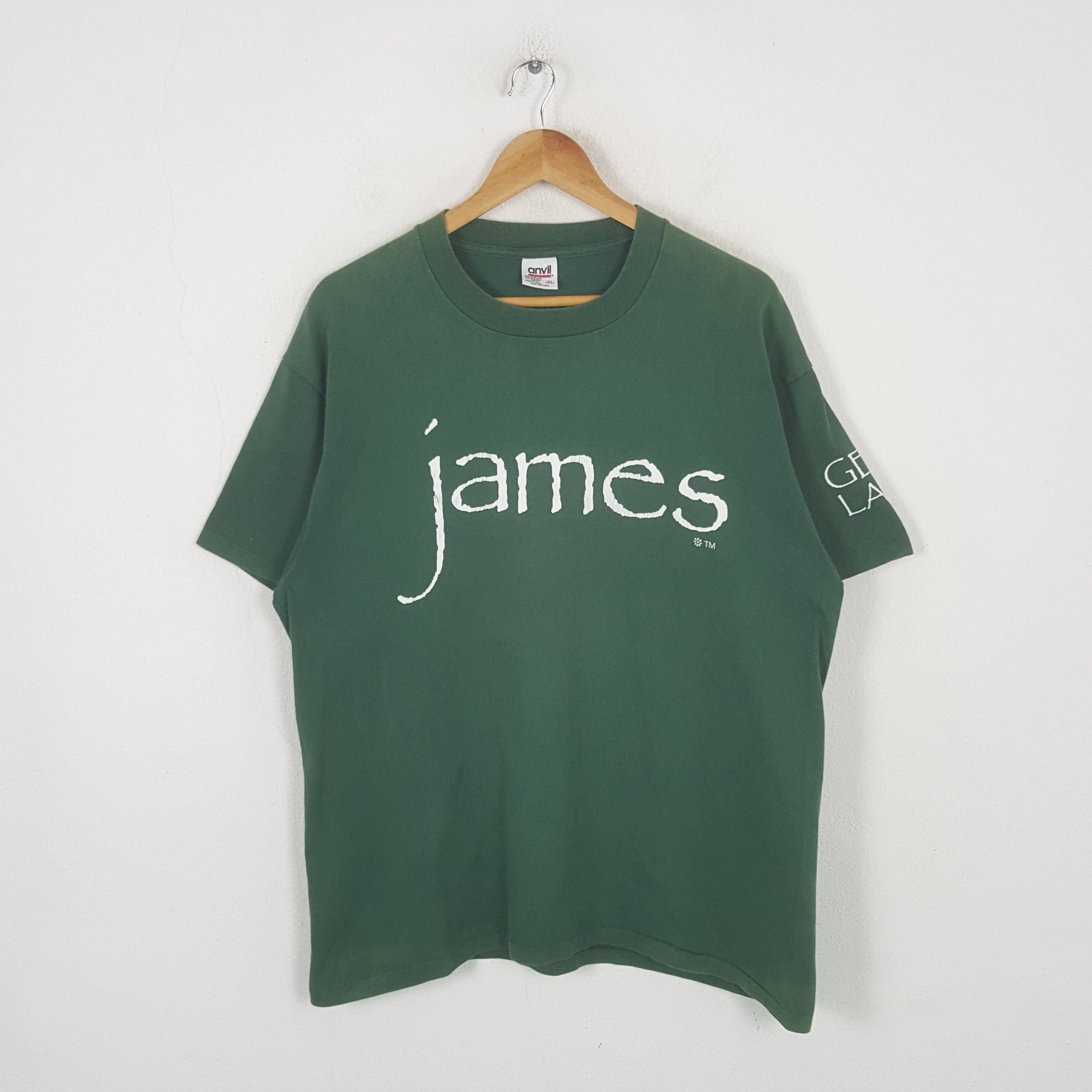 Band Tees Vintage James 90's English Rock Band Tshirt 32 Size US L / EU 52-54 / 3 - 1 Thumbnail