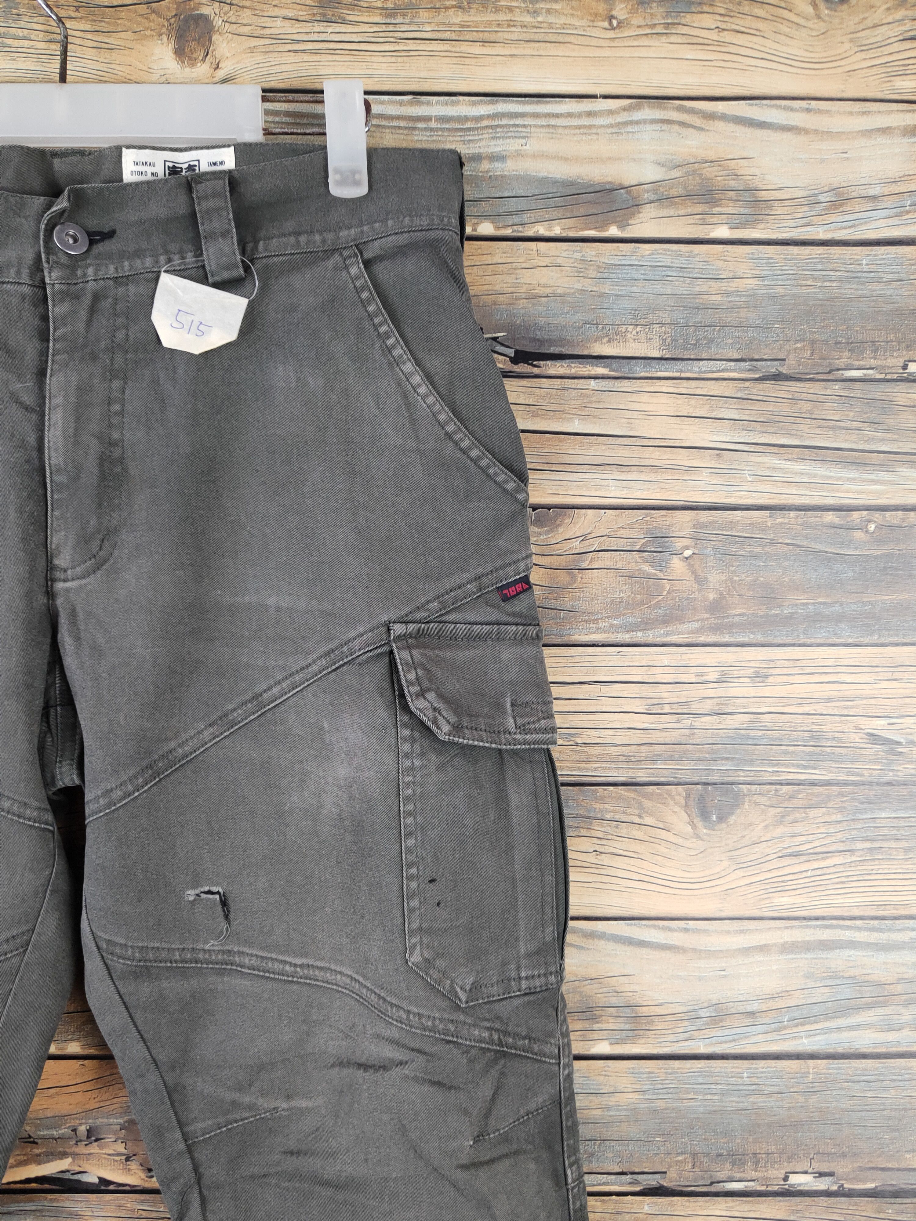 Japanese Brand DLL Toraichi Olive Multipocket Joggers #515 Size US 32 / EU 48 - 7 Thumbnail