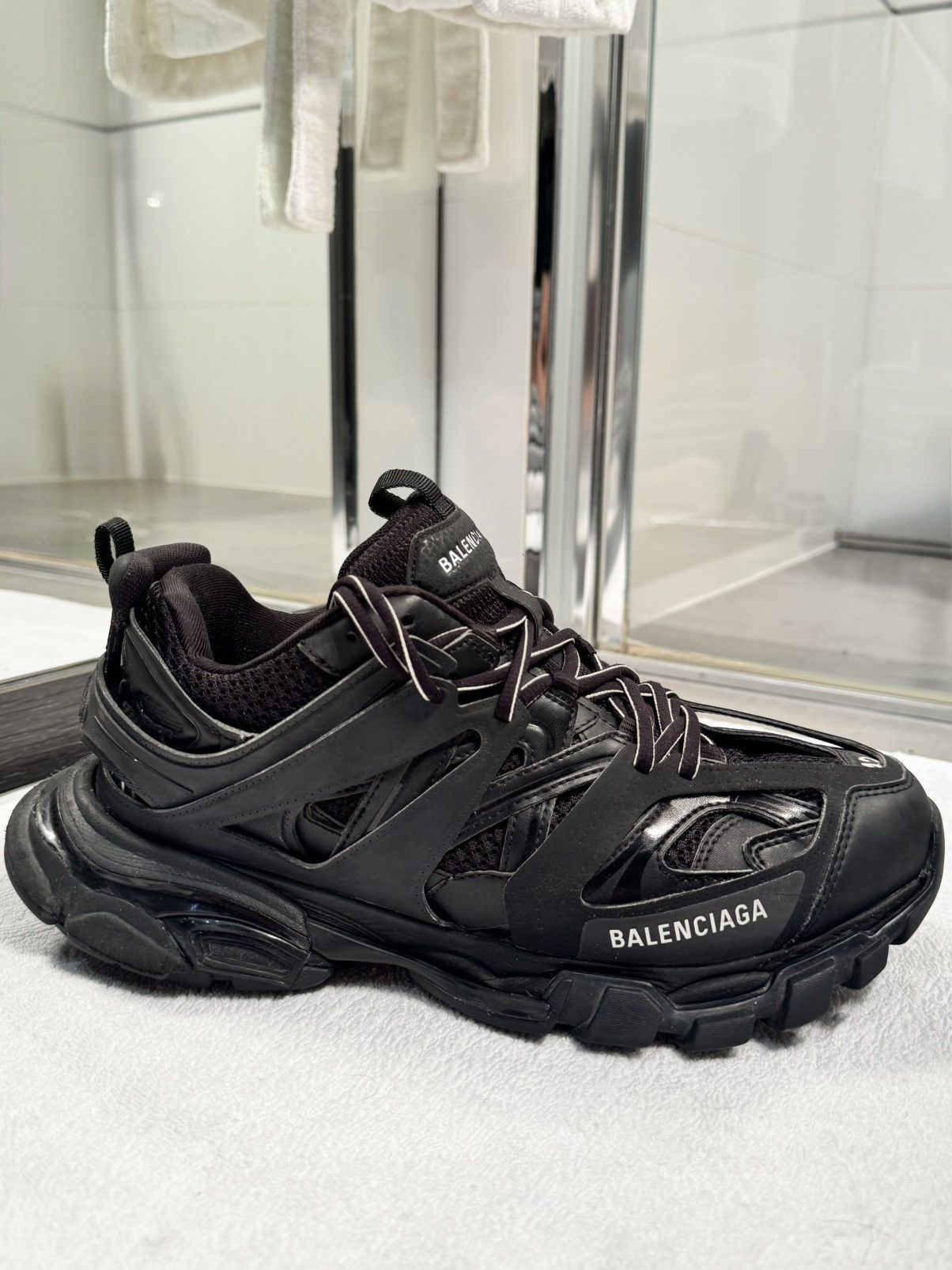 Balenciaga BALENCIAGA TRACK FULL BLACK Size US 9 / EU 42 - 4 Thumbnail
