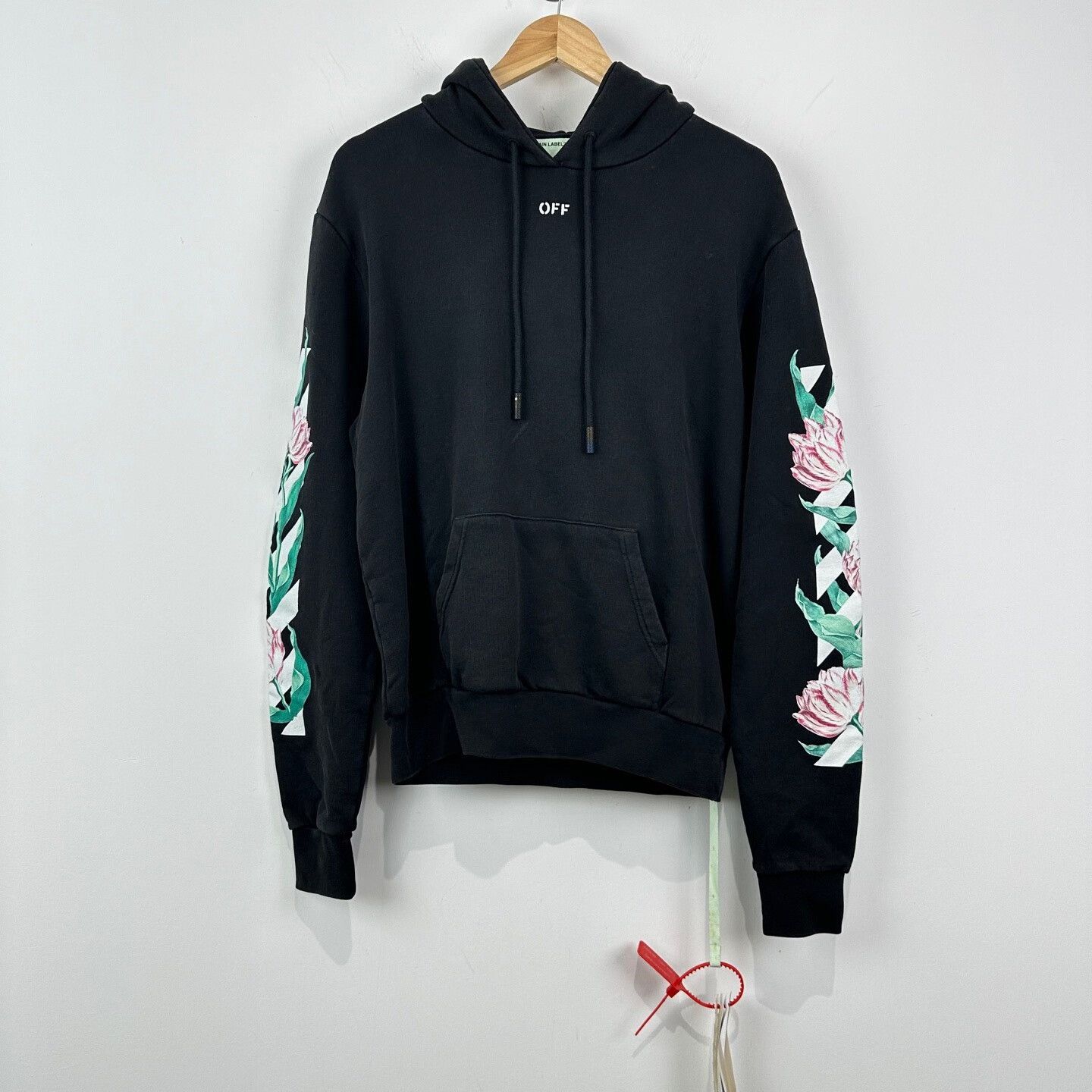 Off-White Off-White Floral Arrow Hoodie Size S Size S / US 4 / IT 40 - 1 Thumbnail