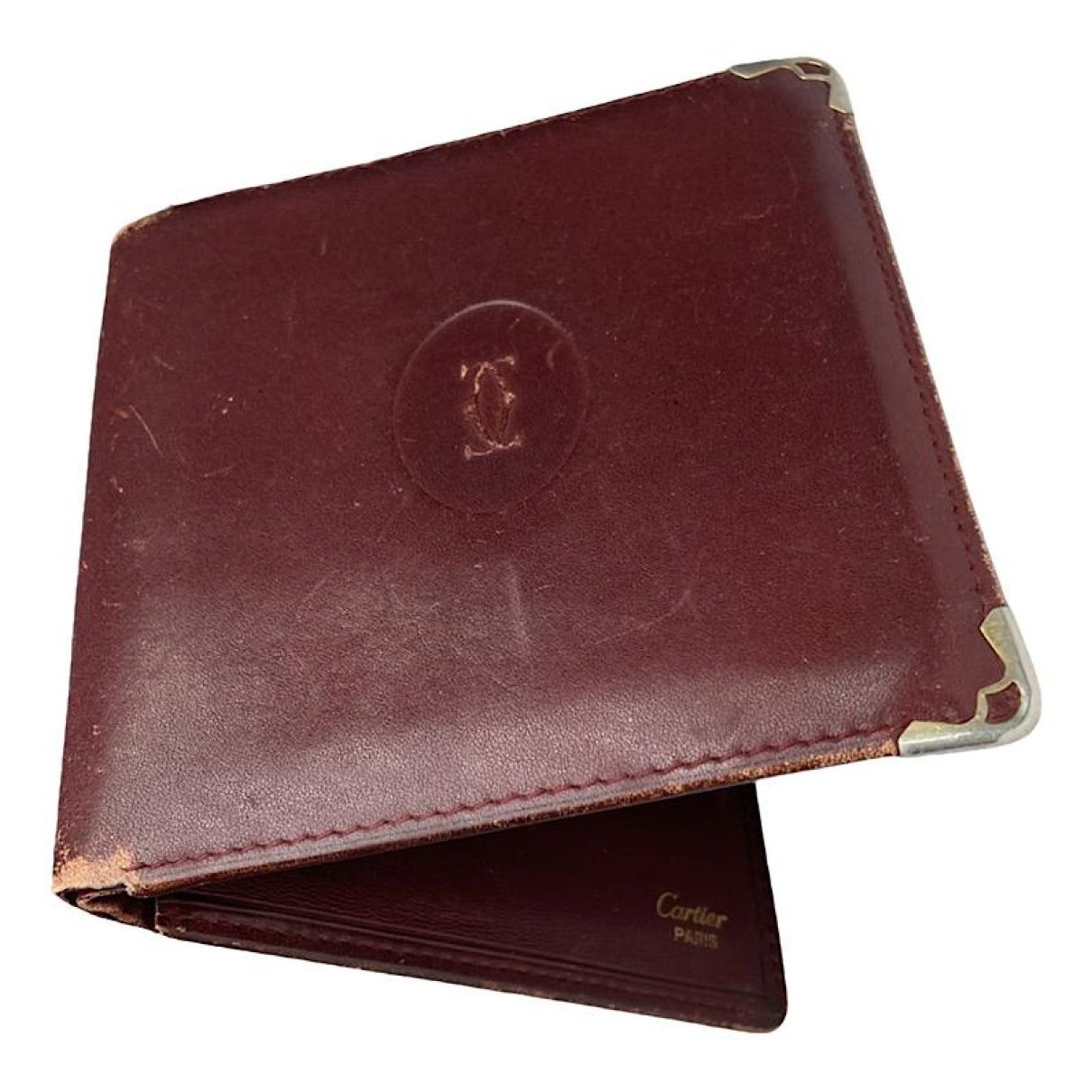 Cartier Burgundy Patent Leather Purse Size ONE SIZE - 1 Thumbnail