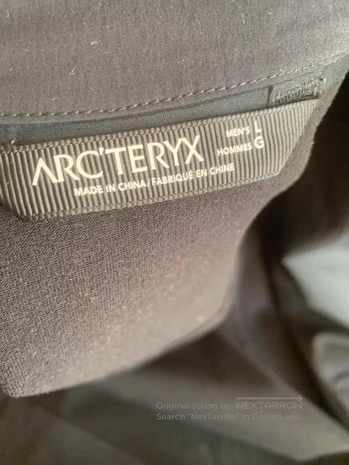Arc'teryx Black Lightweight Zip. Size US L / EU 52-54 / 3 - 4 Thumbnail
