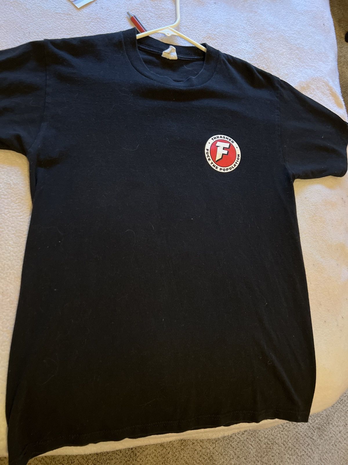 Fuck The Population FTP x Thrasher tee Size US M / EU 48-50 / 2 - 1 Thumbnail