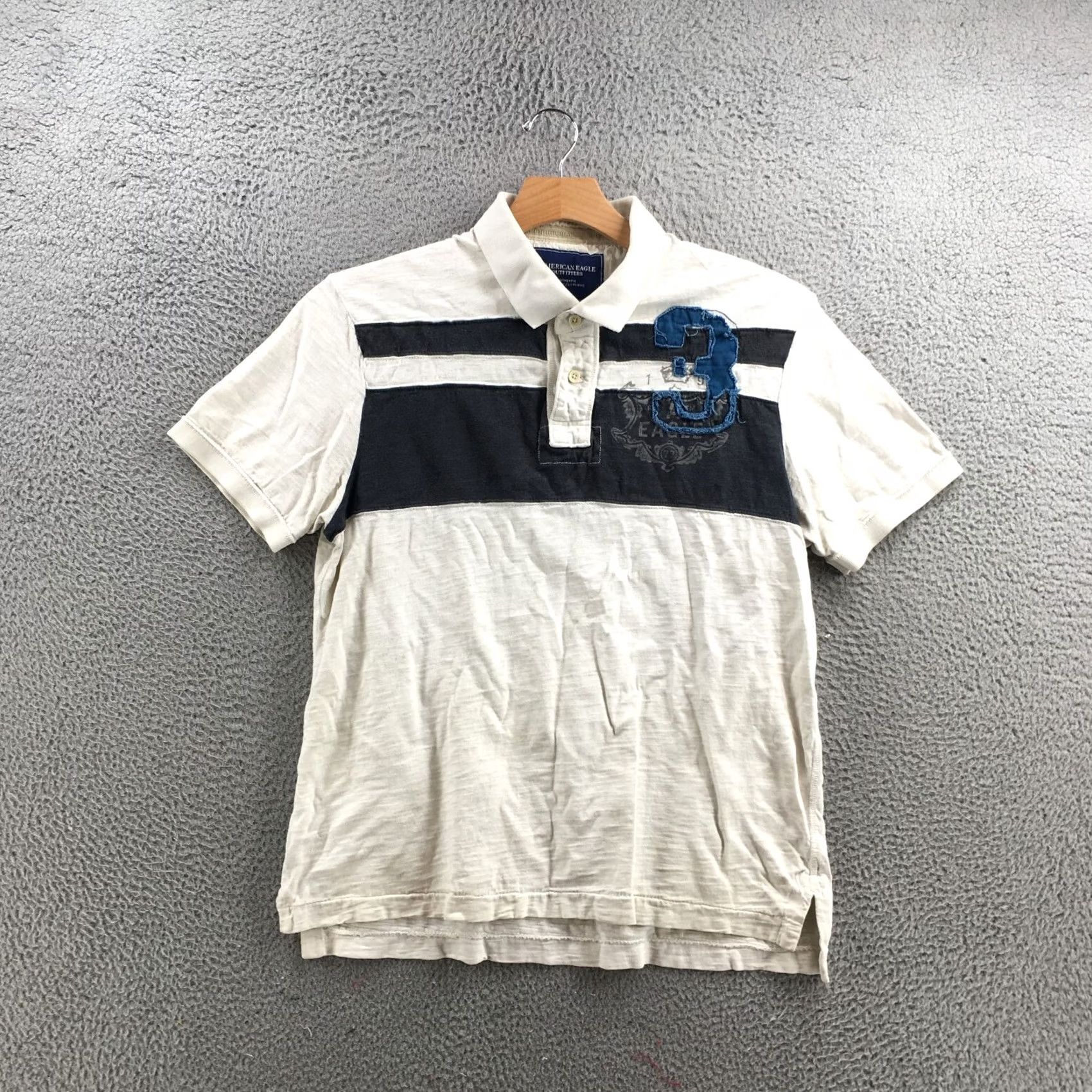 American Eagle Outfitters American Eagle Outfitters Polo Shirt Mens XL White Cotton Short Sleeve Collared Size US XL / EU 56 / 4 - 2 Thumbnail