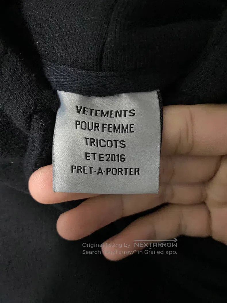 Vetements Vetements Instruction Manual Sweatshirt Size US S / EU 44-46 / 1 - 5 Thumbnail