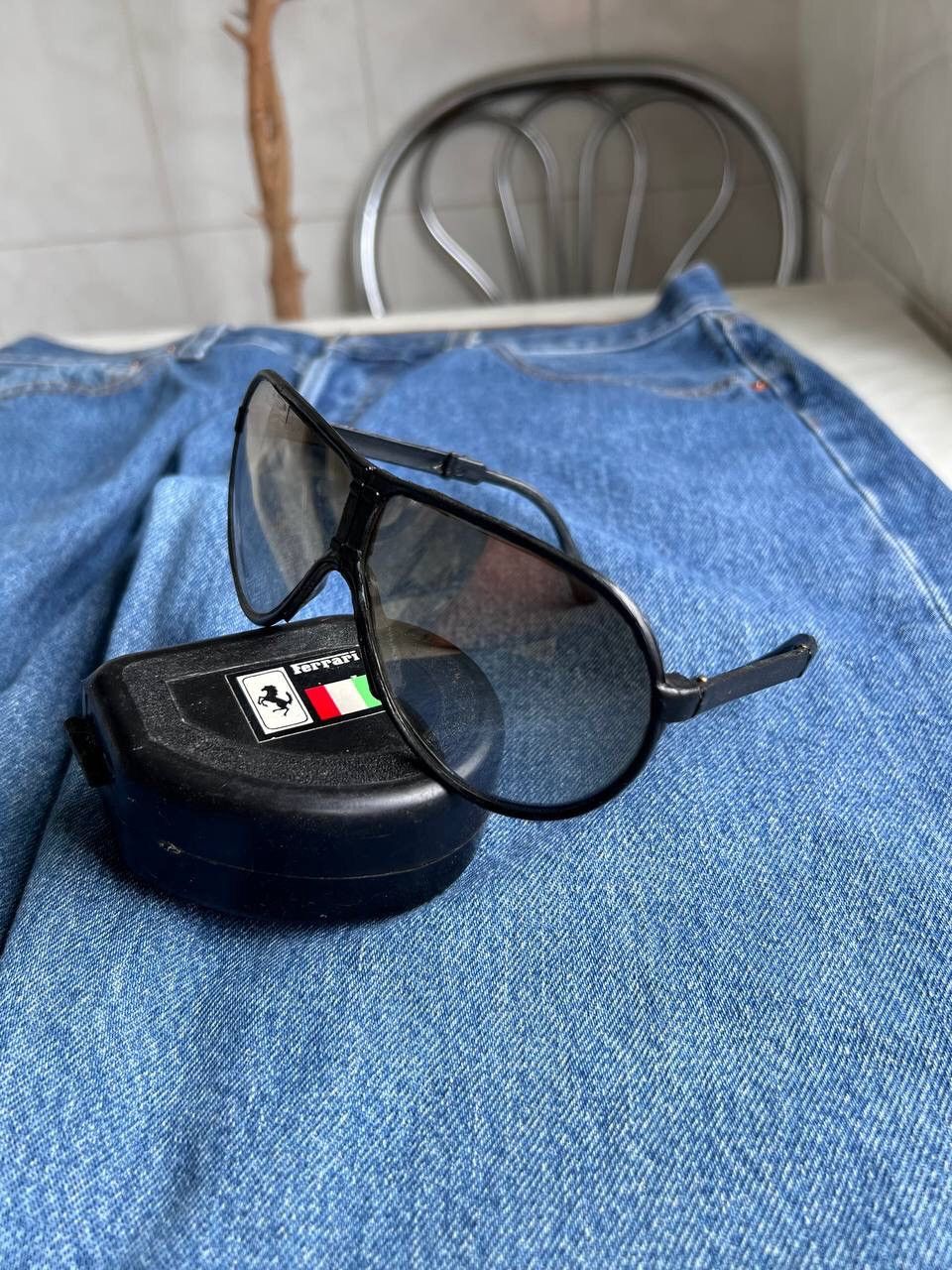 Vintage Rare Retro Racing Ferrari Transformer vintage sunglasses 80s Size ONE SIZE - 5 Thumbnail