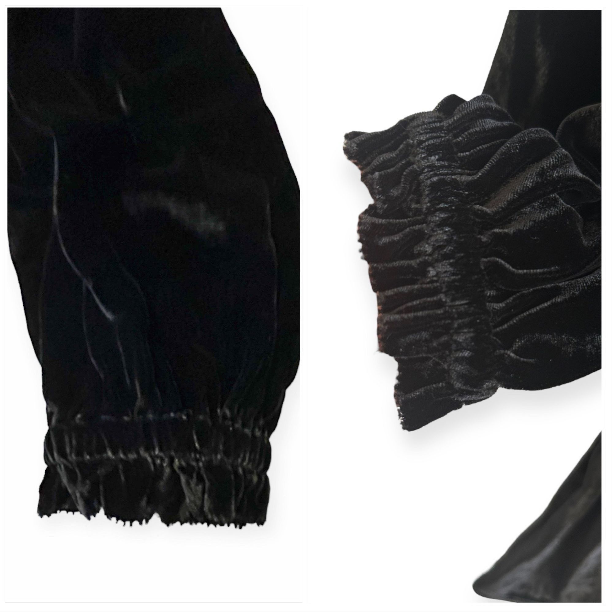 Ulla Johnson ULLA JOHNSON Audrey Tiered Puff-sleeve Velvet Mini Dress In Size M / US 6-8 / IT 42-44 - 11 Thumbnail
