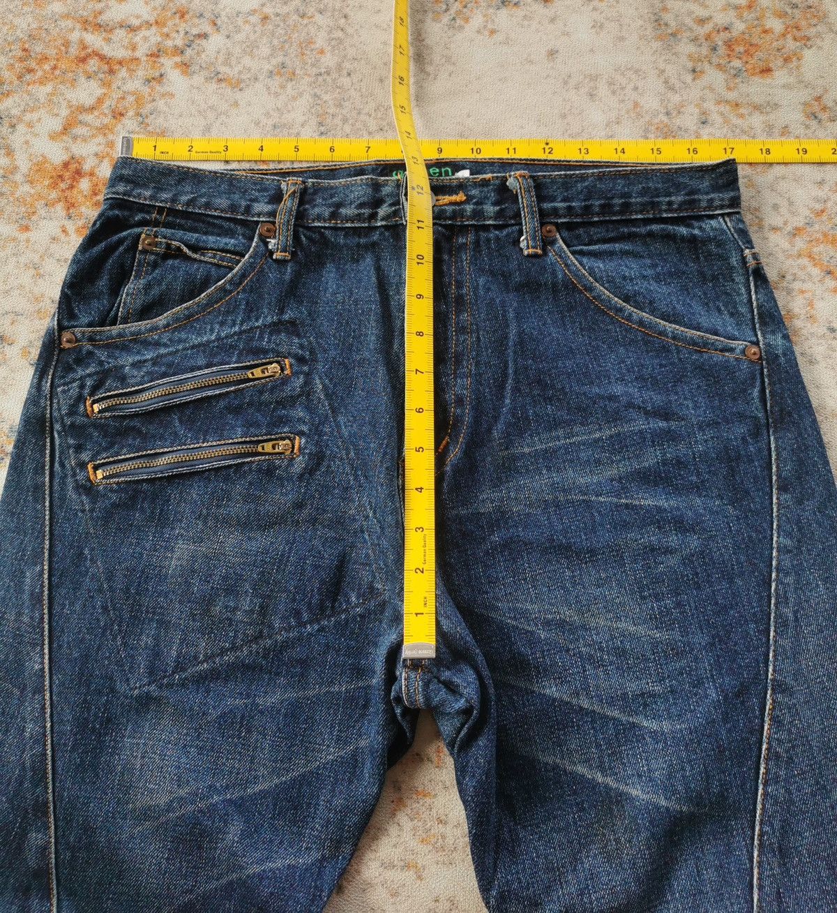 If Six Was Nine Green Jeans Like Design IfSixWasNine Size US 34 / EU 50 - 10 Thumbnail
