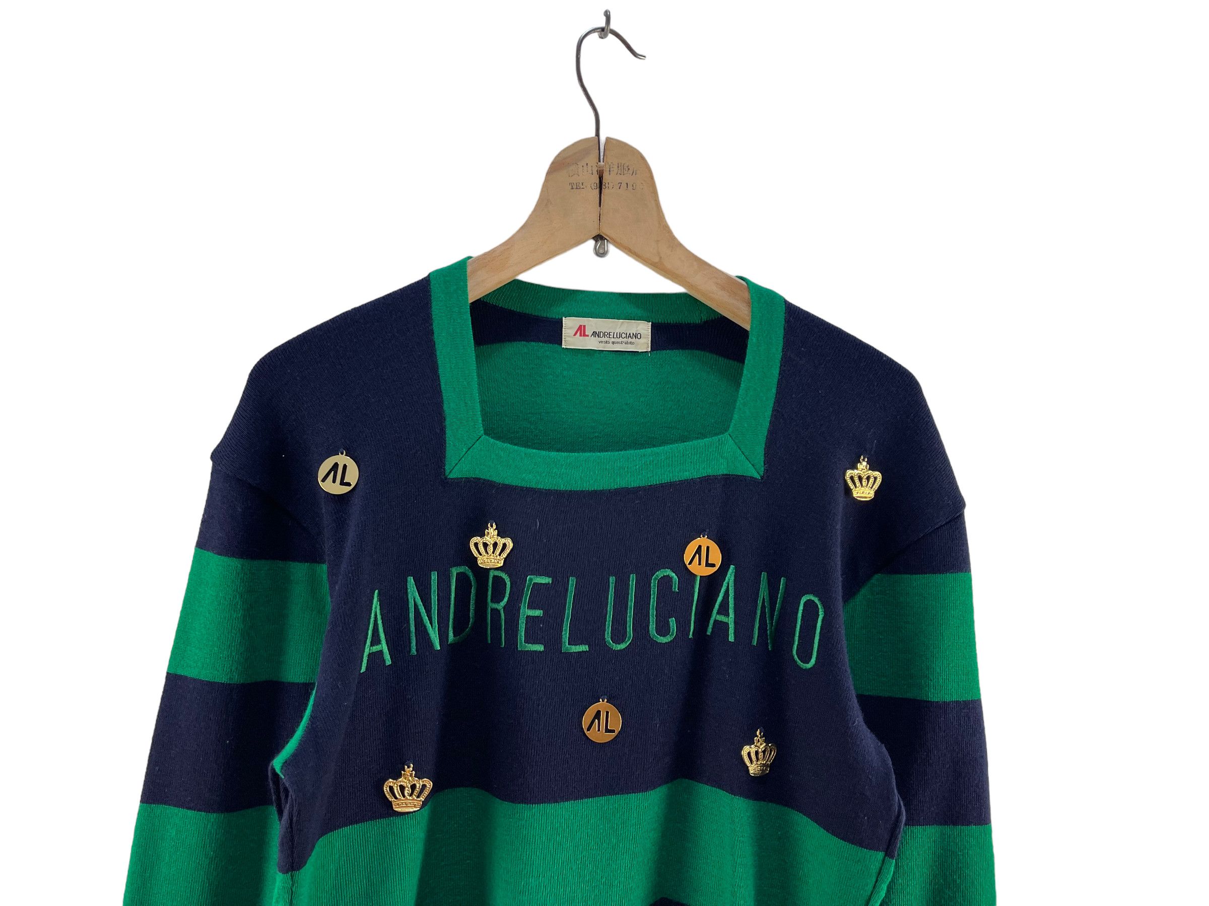 Andreluciano ANDRELUCIANO STRIPED SWEATHIRT Size US S / EU 44-46 / 1 - 7 Thumbnail