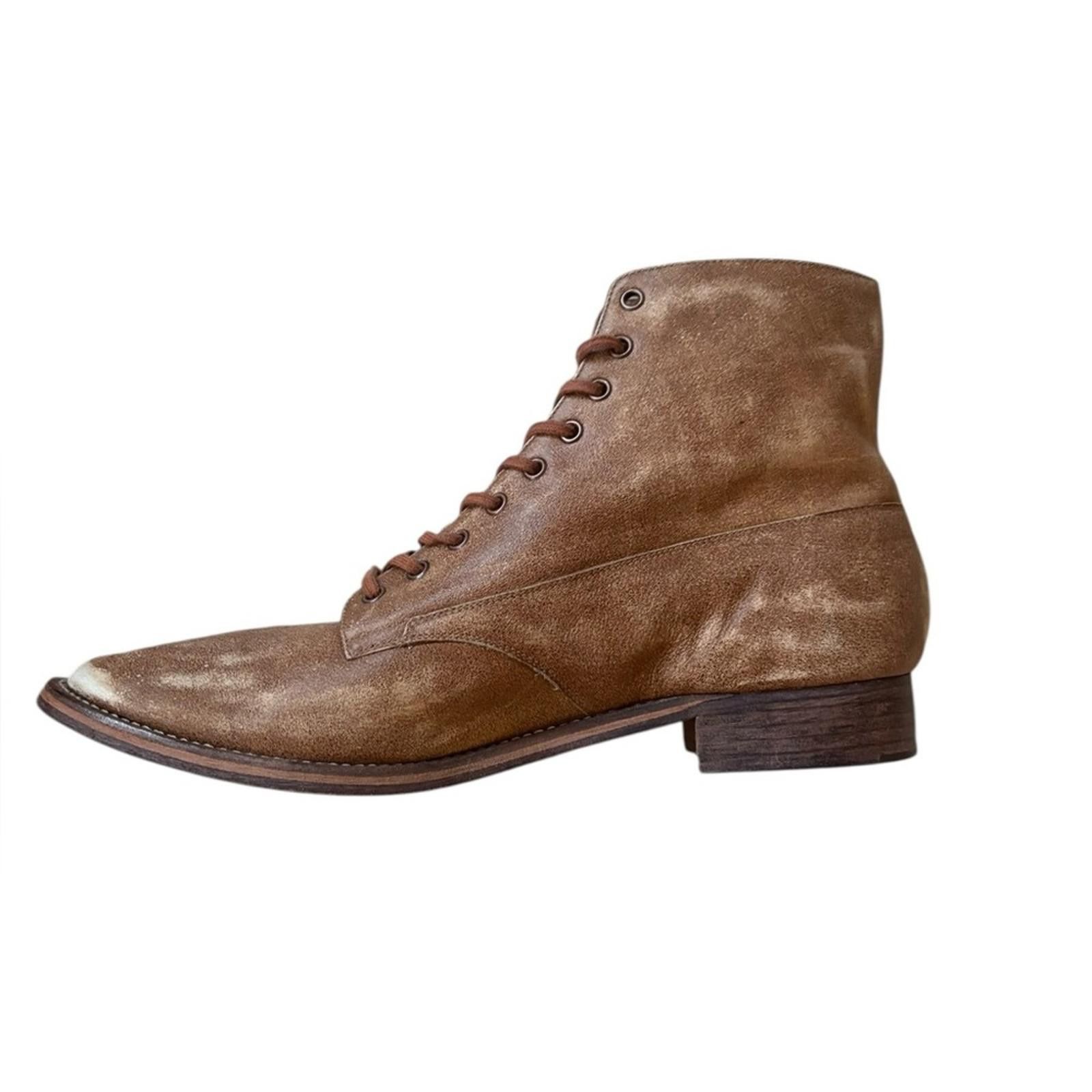 THE GREAT THE GREAT DISTRESSED LEATHER THE BOXCAR BOOT Size US 10 / IT 40 - 3 Thumbnail