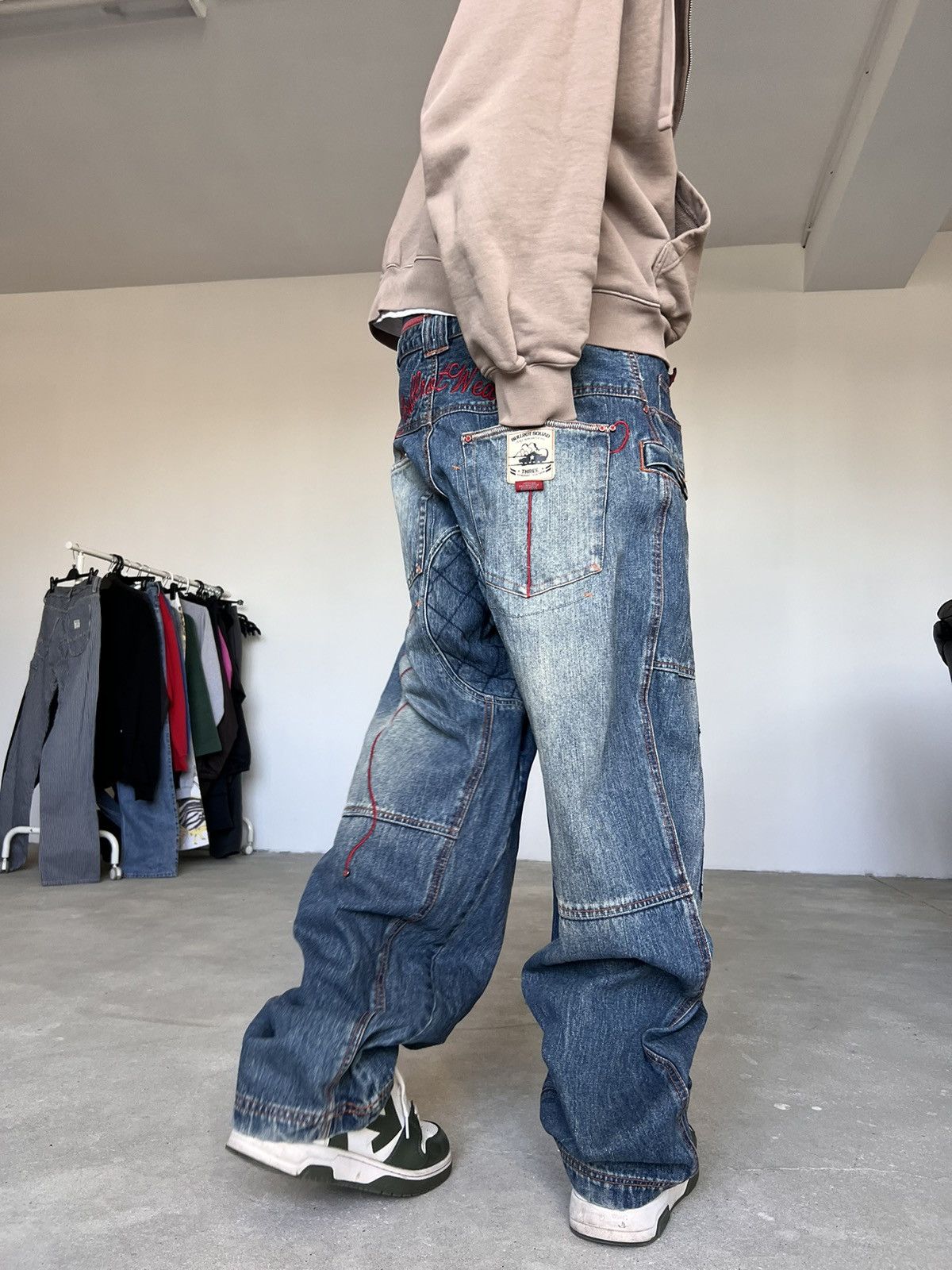 JNCO Vintage Bullrot Baggy Jeans Y2K Size US 32 / EU 48 - 17 Thumbnail