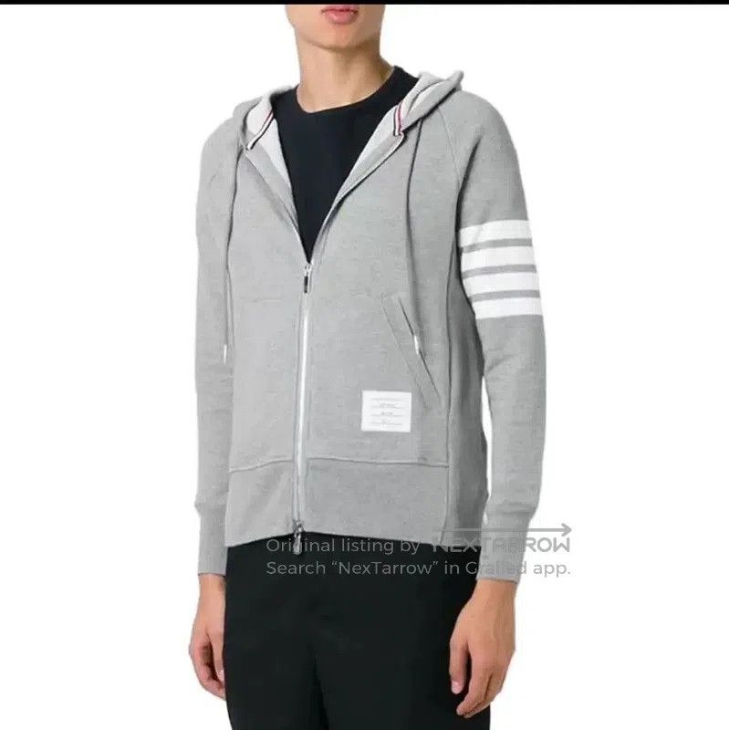 Thom Browne Thom Browne Gray Cotton Womens Hoodie . Size L / US 10 / IT 46 - 9 Thumbnail