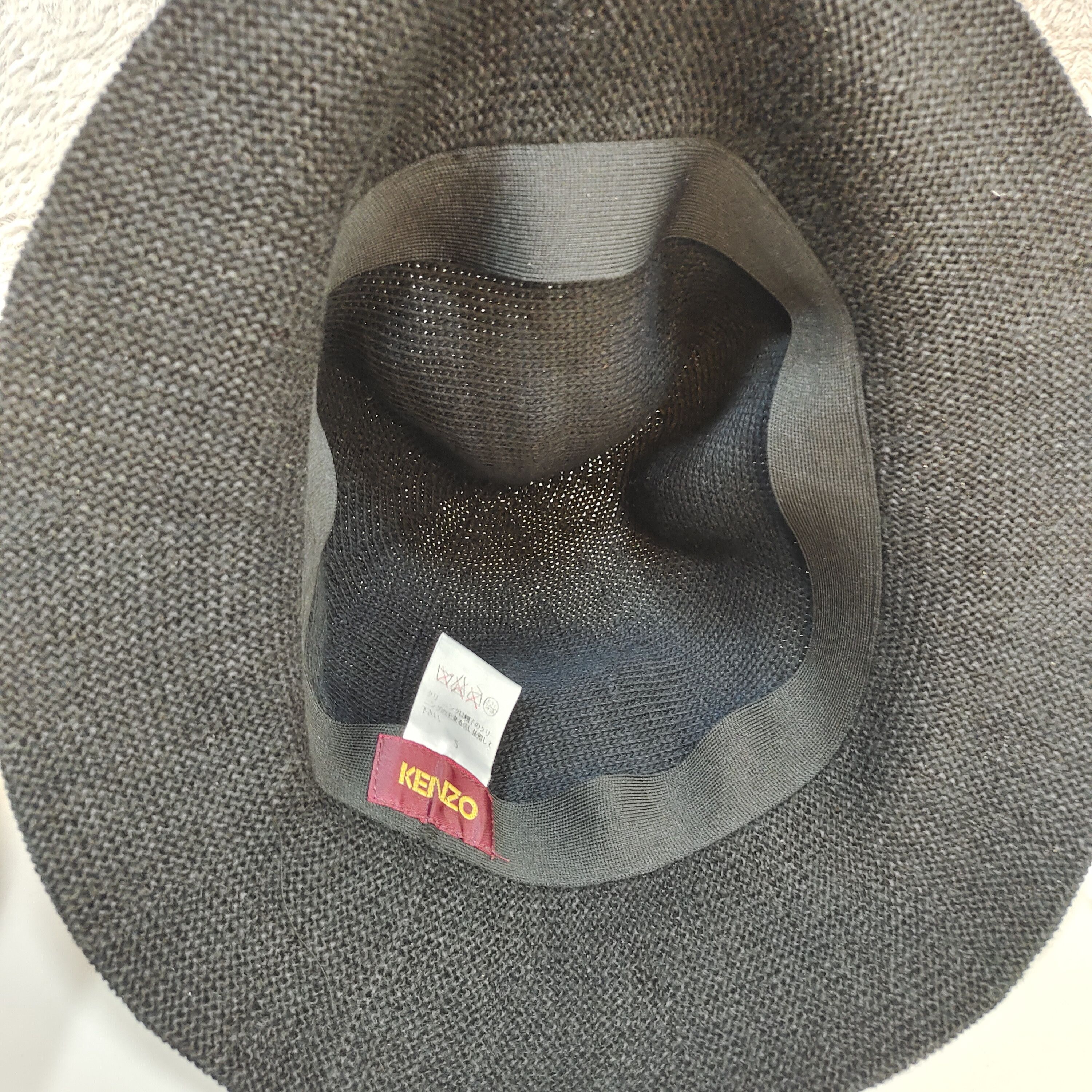 Kenzo VINTAGE KENZO BLACK BUCKET HAT S Size ONE SIZE - 7 Thumbnail