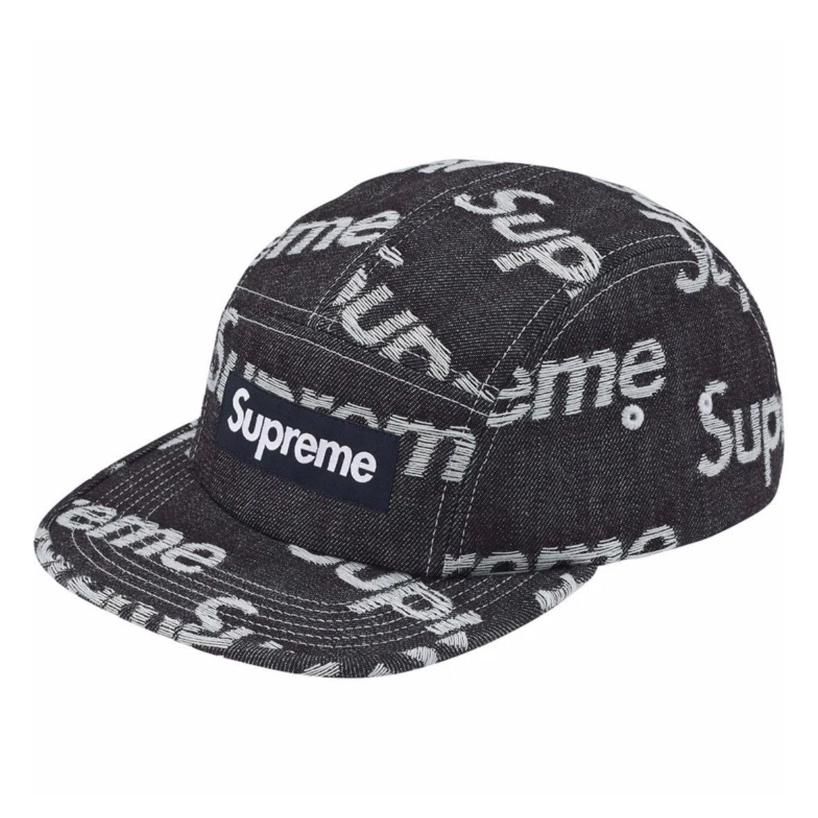Supreme Bleached Denim Camp Cap | Grailed