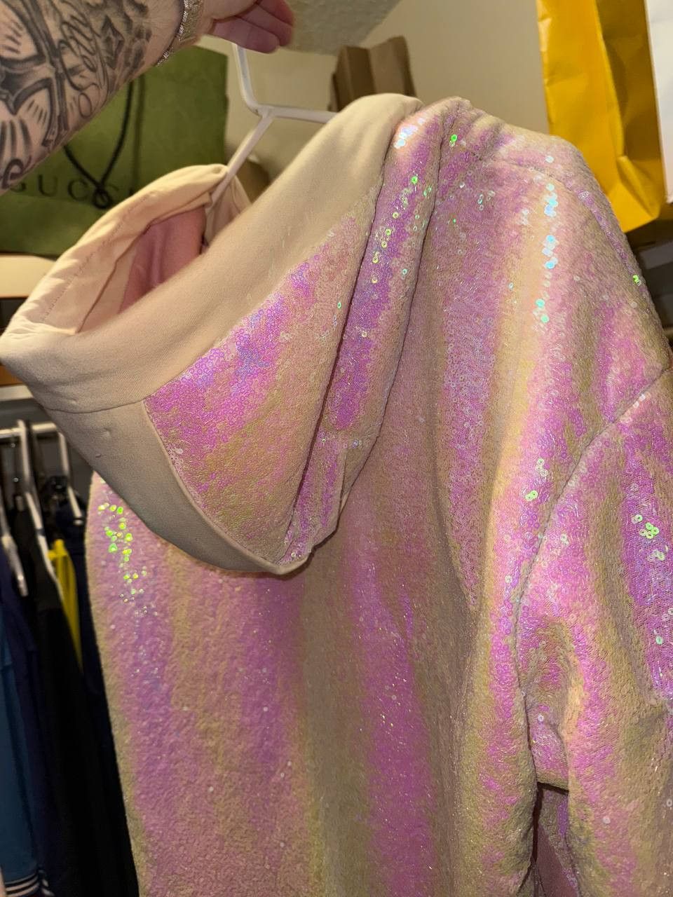 Other 2 Tone Pink Sequin Jacket Size US L / EU 52-54 / 3 - 3 Thumbnail