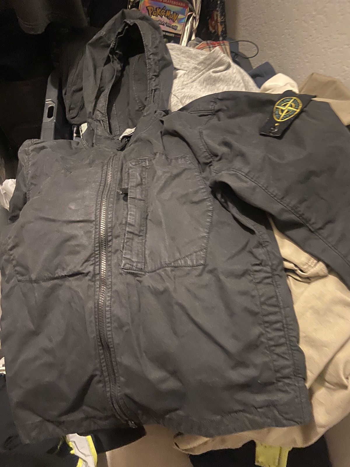 Stone Island × Vintage STONE ISLAND SUPIMA COTTON TWILL STRETCH-TC HOODED JACKET Size US M / EU 48-50 / 2 - 1 Thumbnail