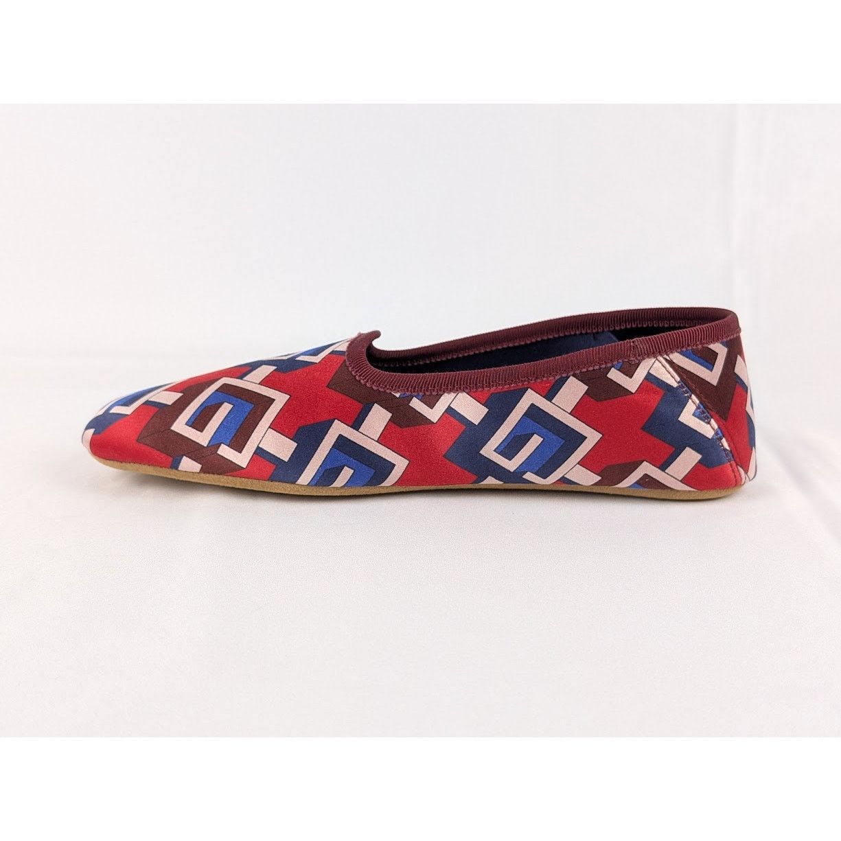 Gucci o1rshd1 Silk Printed Loafers in Multicolor Size US 6 / IT 36 - 1 Thumbnail